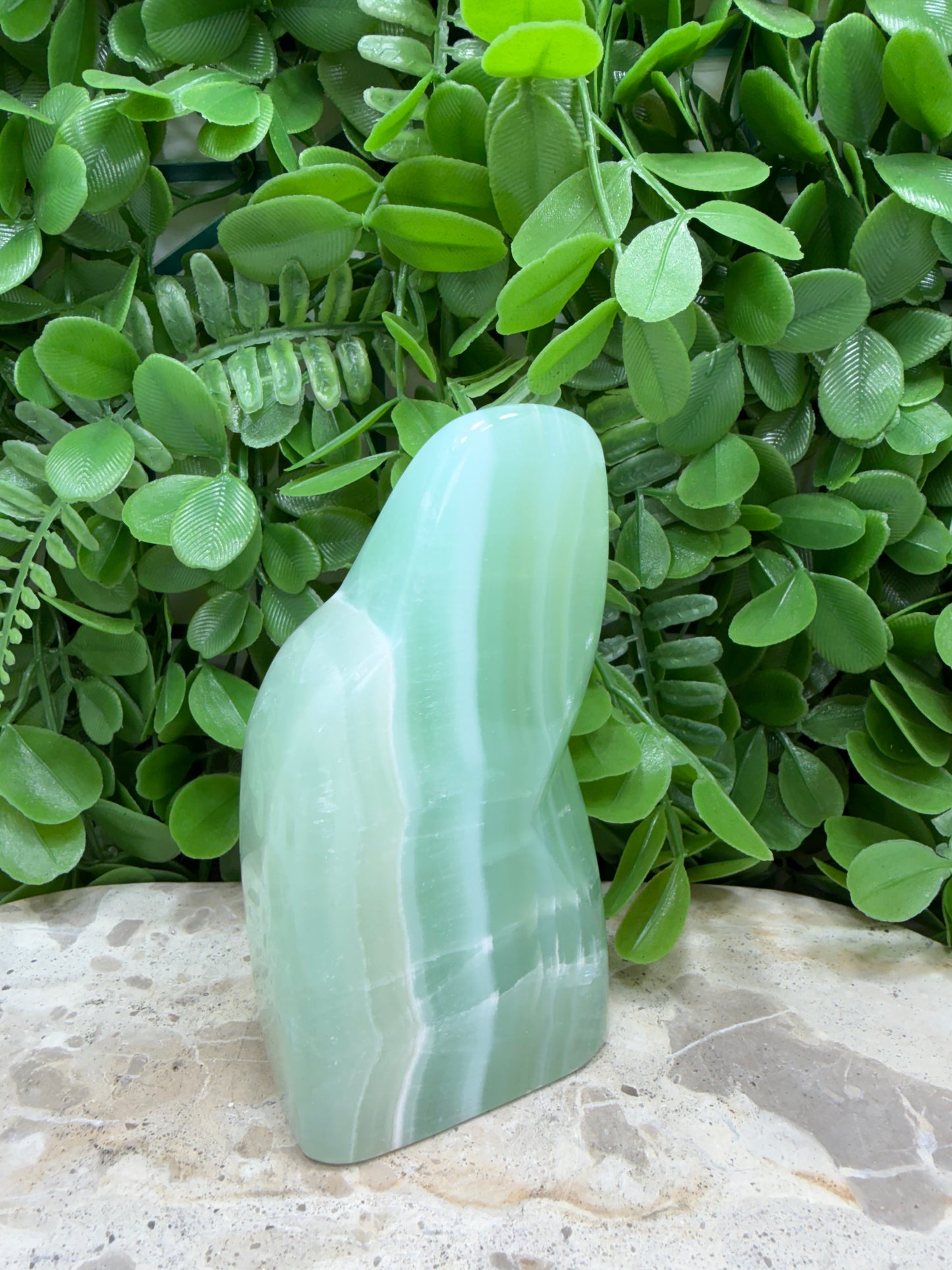 Pistachio Calcite Freeform 586g
