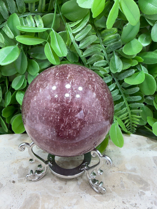 Strawberry Quartz Sphere | Love • Happiness • Compassion