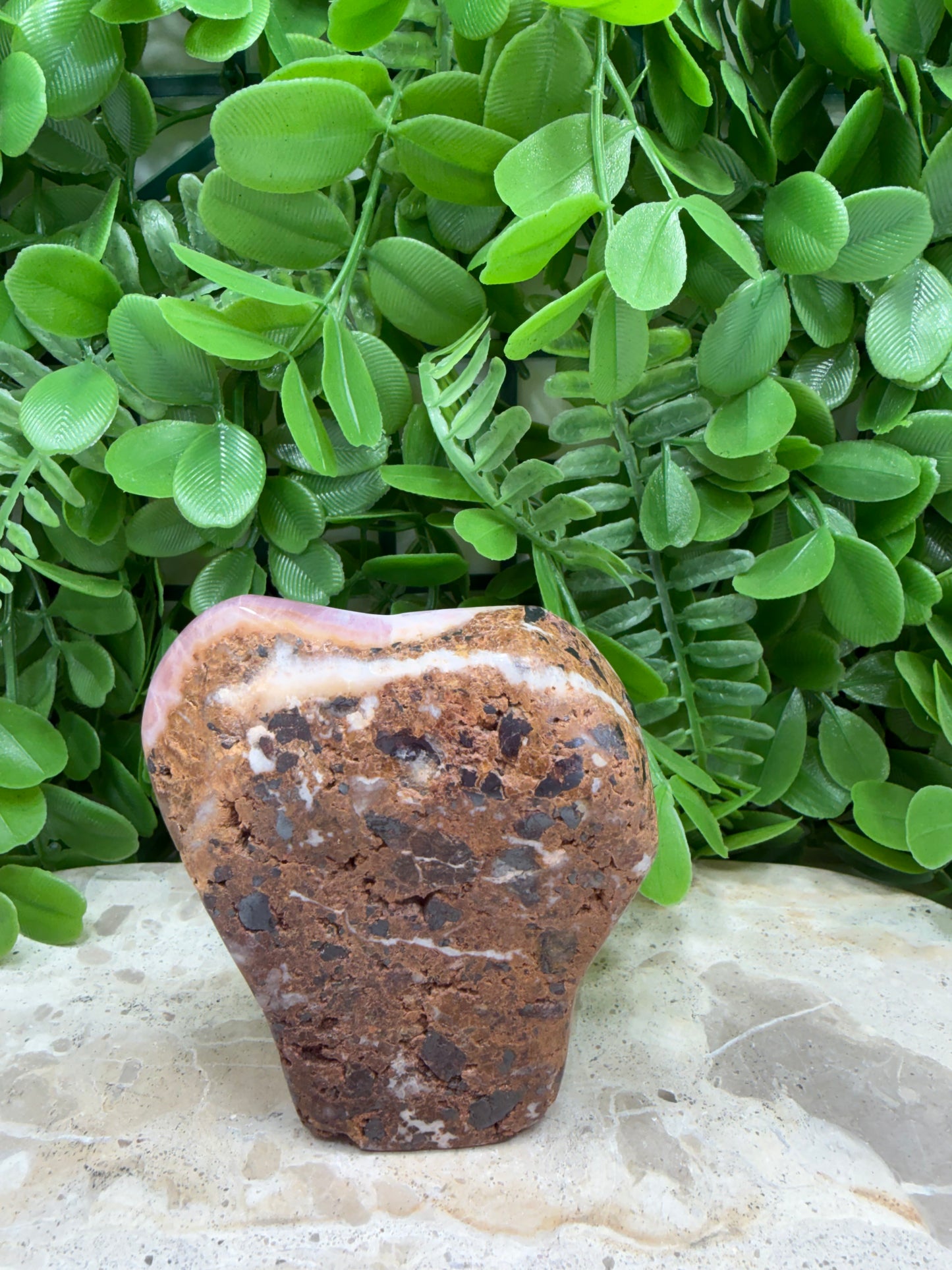 Pink Aragonite Freeform 302g