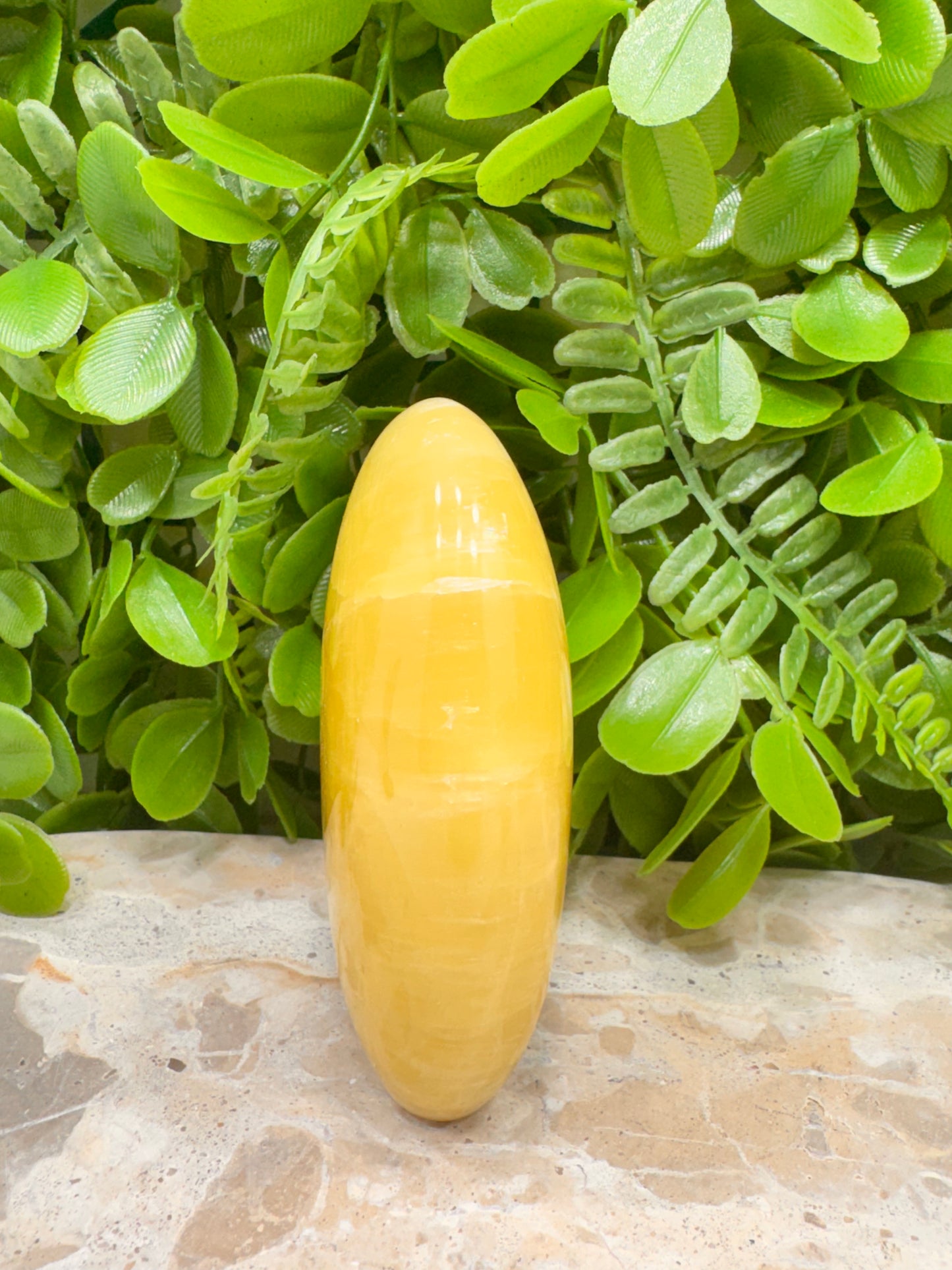 Standing Lemon Calcite 350g