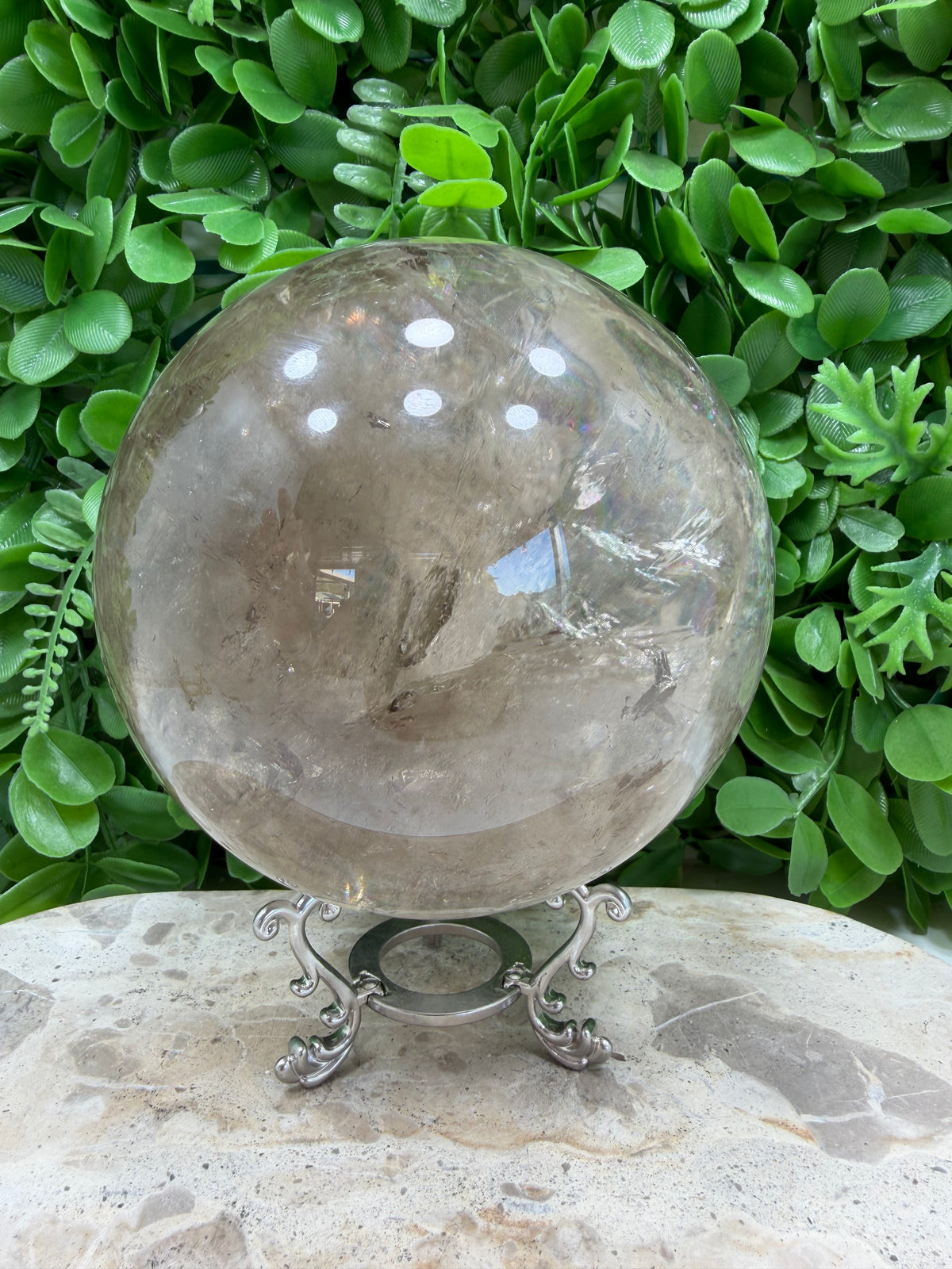 Smokey Quartz Sphere 2878g | Grounding • Protection • Calm