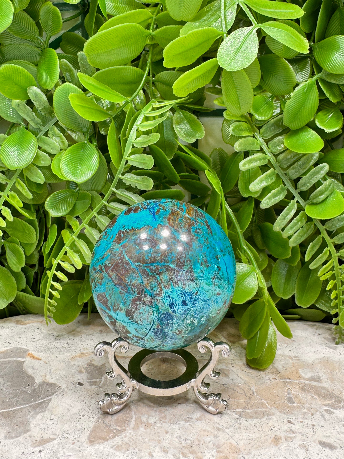 Chrysocolla Sphere 300g