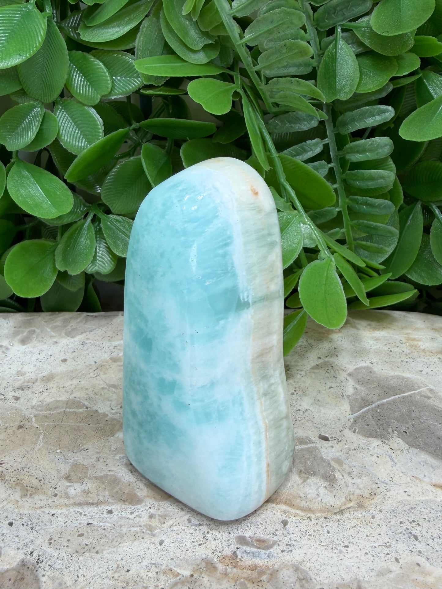 Aqua Caribbean Calcite Freeform 180g