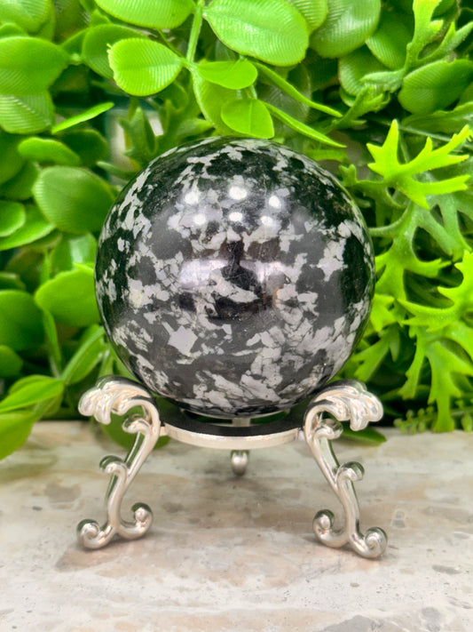 Mystic merlinite Sphere 424g
