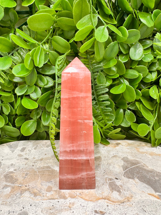 Rose Calcite Tower 260g