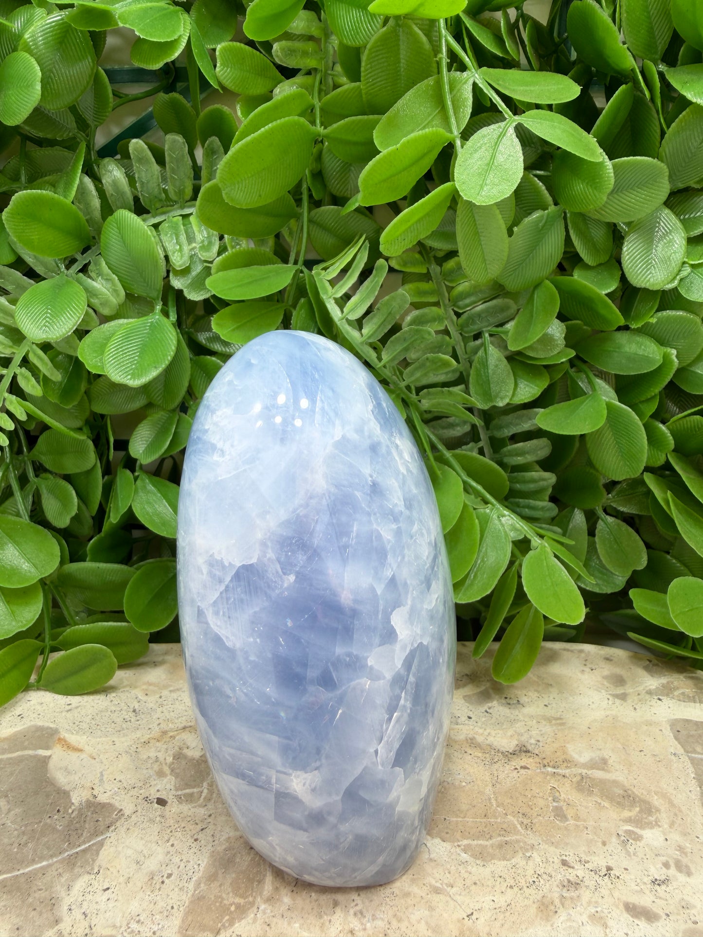Blue Calcite Freeform 808g