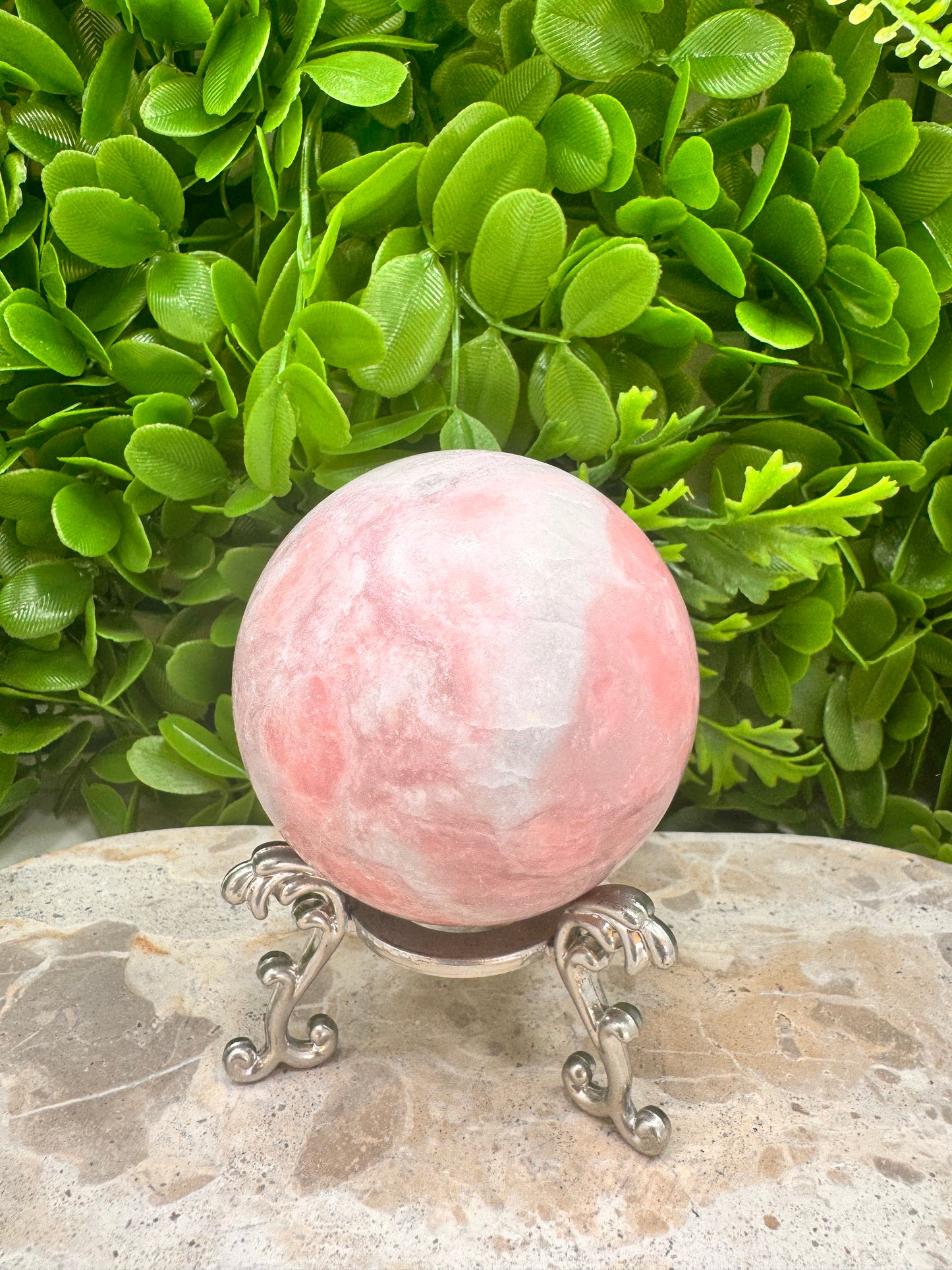 Pink Opal Sphere 522g