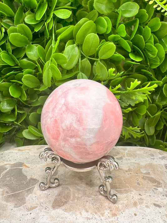 Pink Opal Sphere 522g