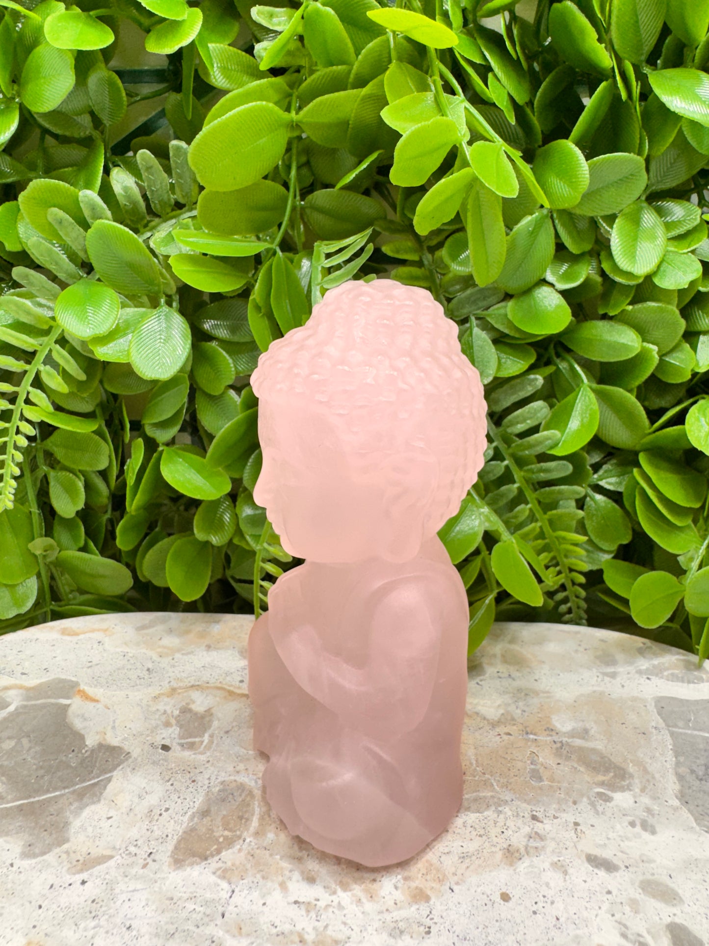 Rose Quartz Buddha 448g