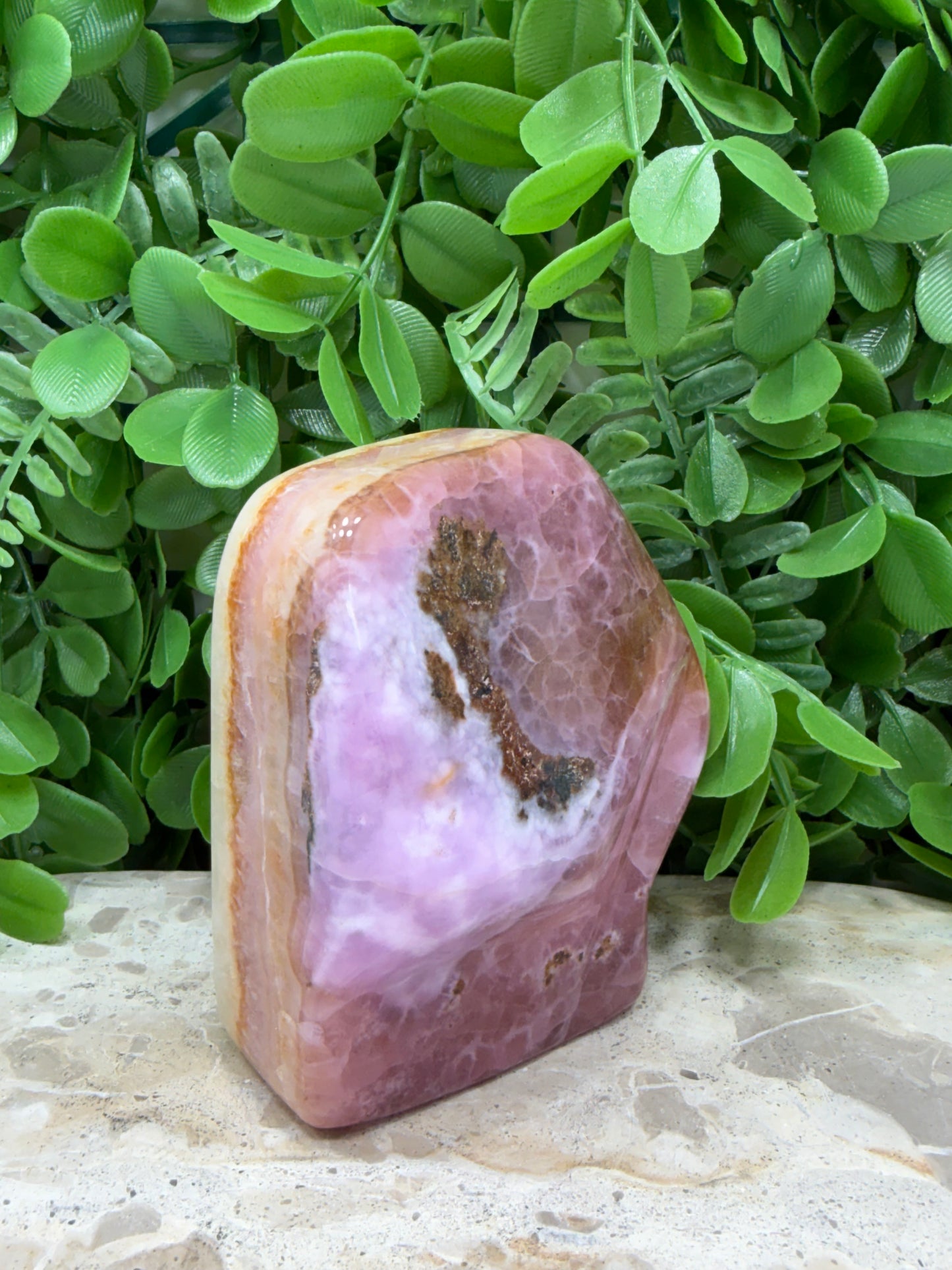 Pink Aragonite Freeform 774g