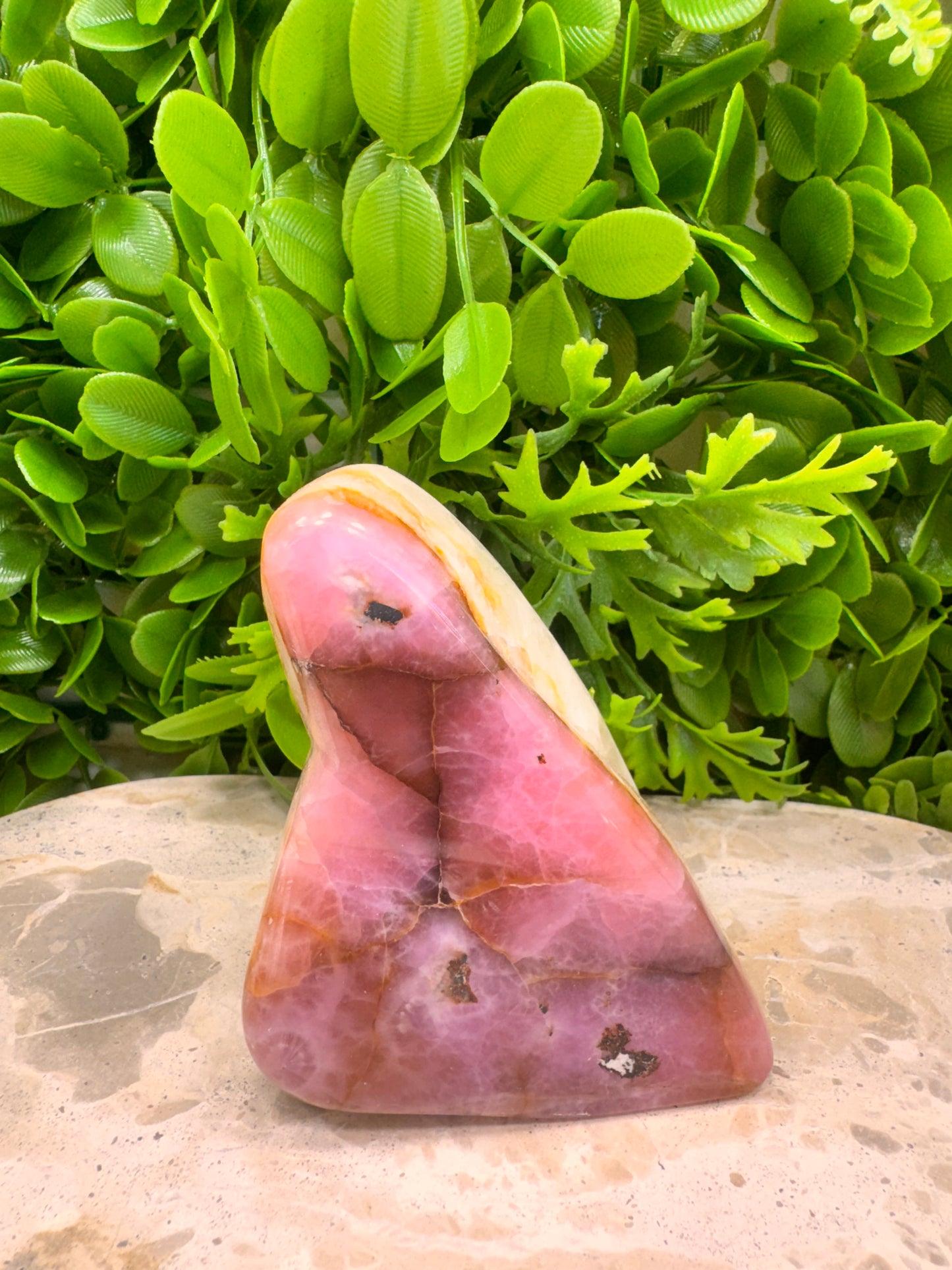 Pink Aragonite Freeform 498g