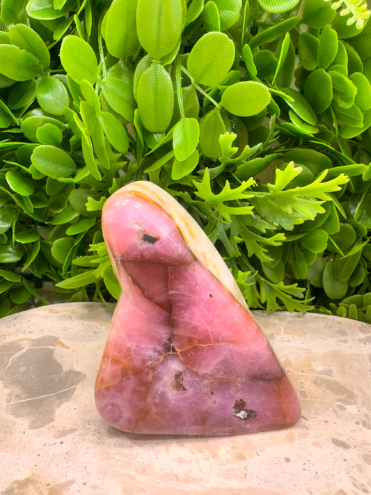 Pink Aragonite Freeform 498g