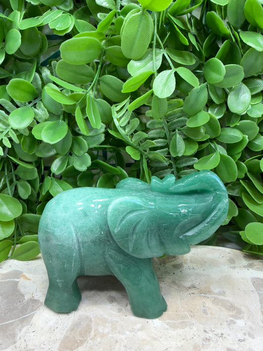Green Aventurine Elephant 455g