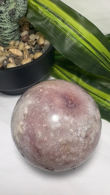 Pink Amethyst Sphere1496g