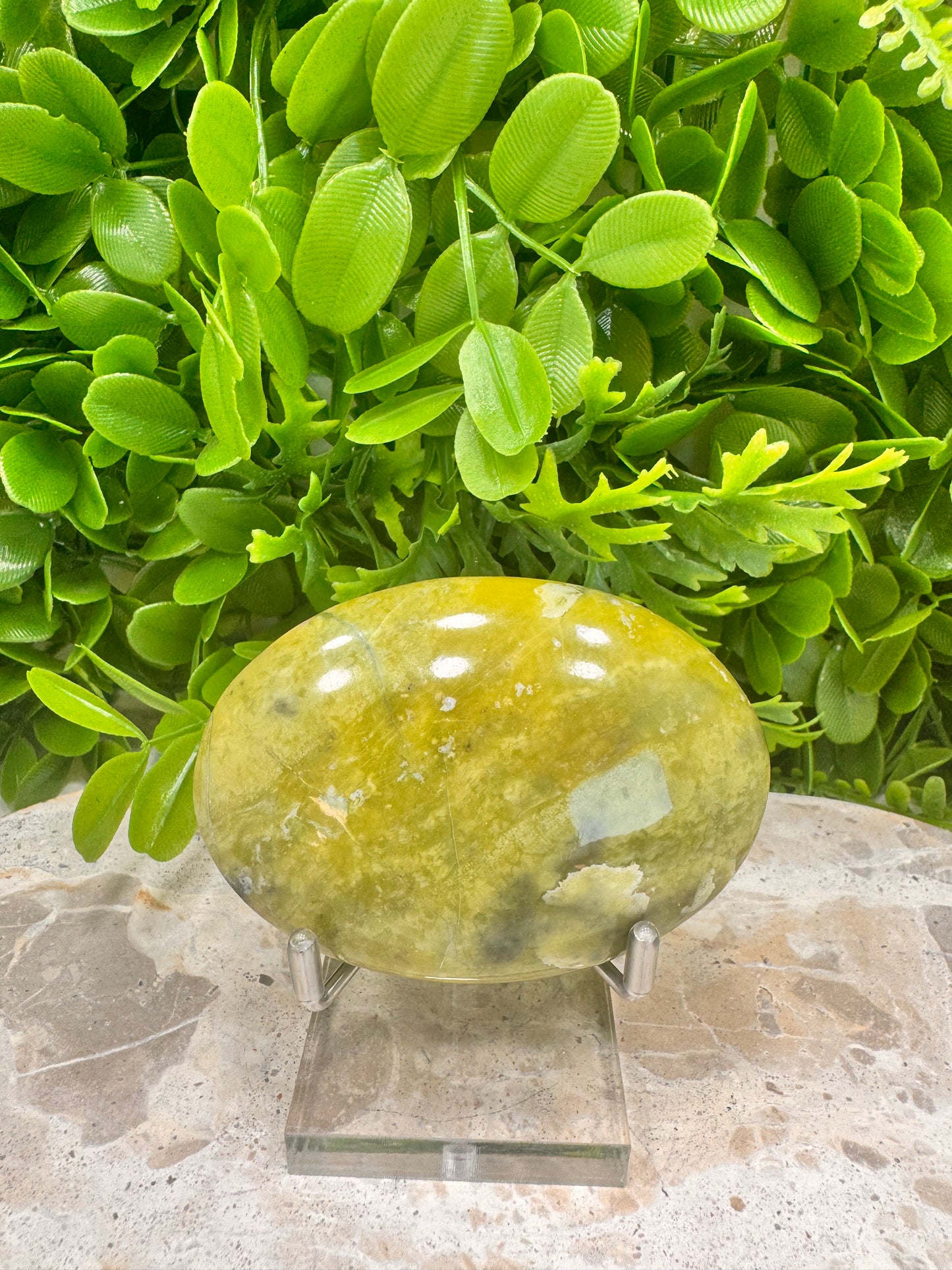 Green Jade Palm Stone 180g