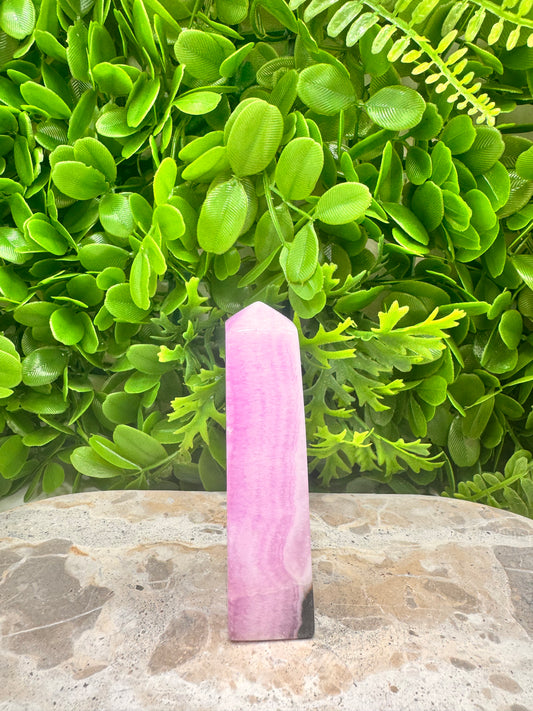 Pink Aragonite Point  150g