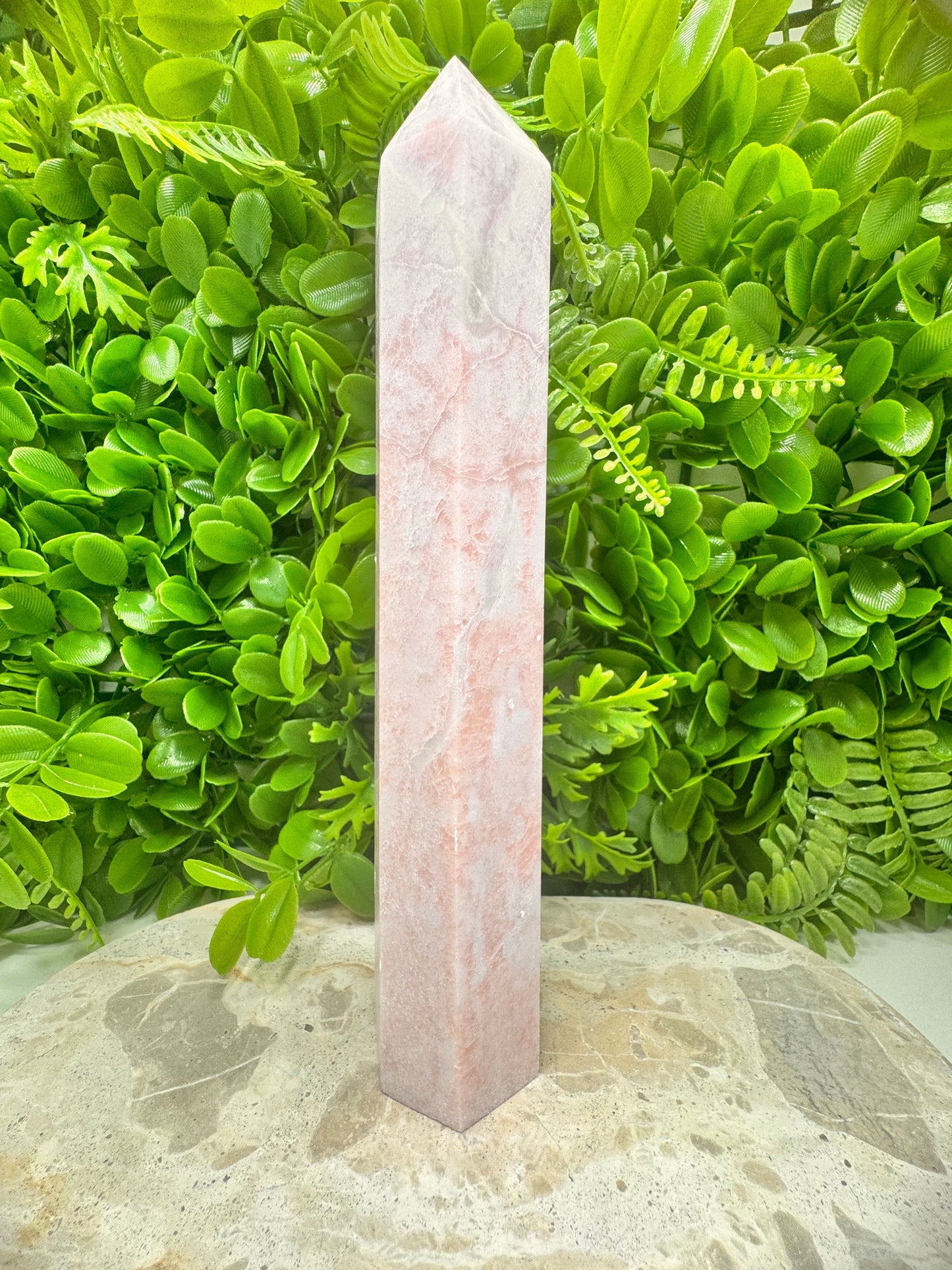 Pink Opal Tower 743g