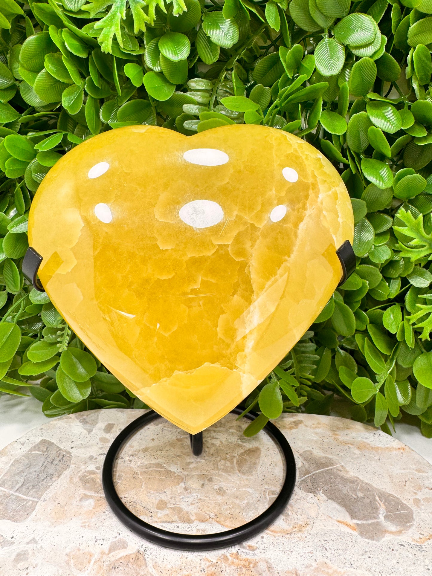 Lemon Calcite Heart 1544g