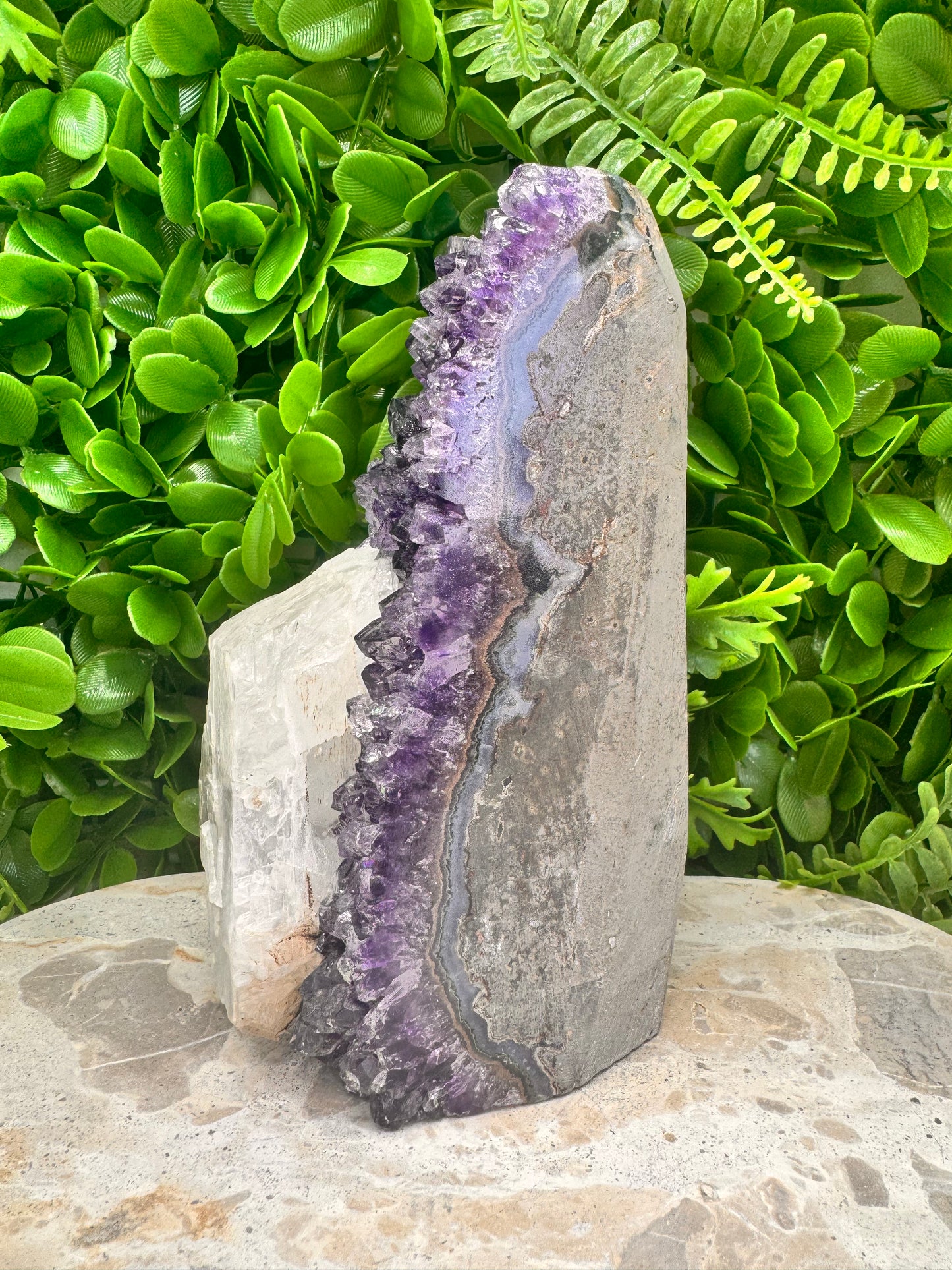 Amethyst Freeform with Calcite 1.8kg
