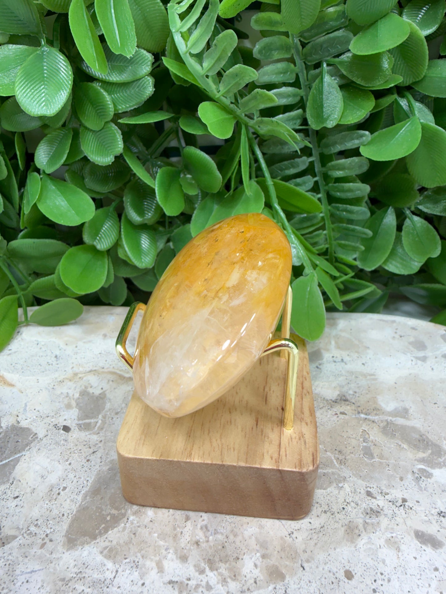Golden Healer Palm Stone 106g