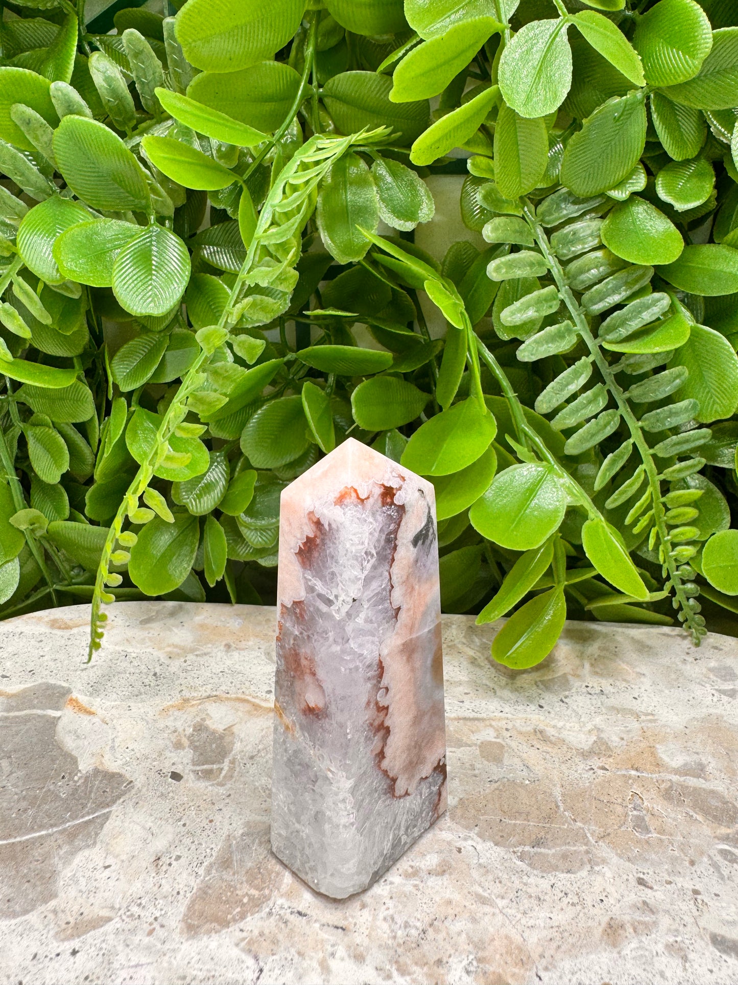Flower Agate Point 78g