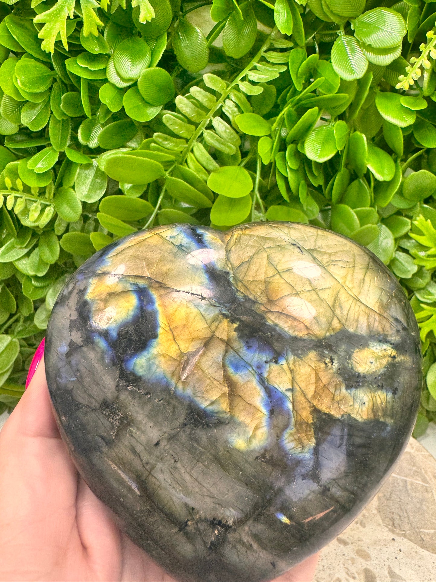 Labradorite Heart 787g