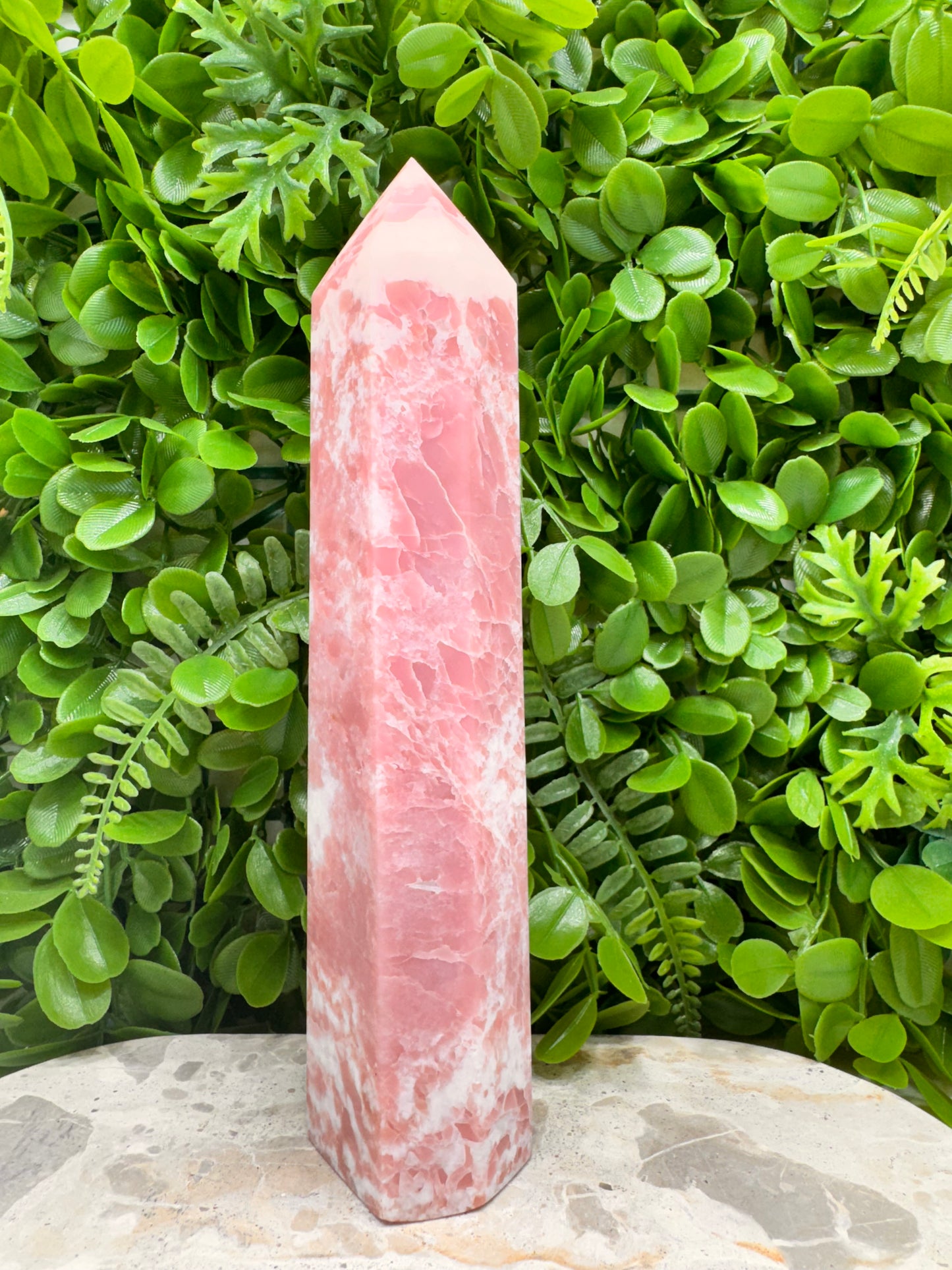 Pink Opal Tower 940g
