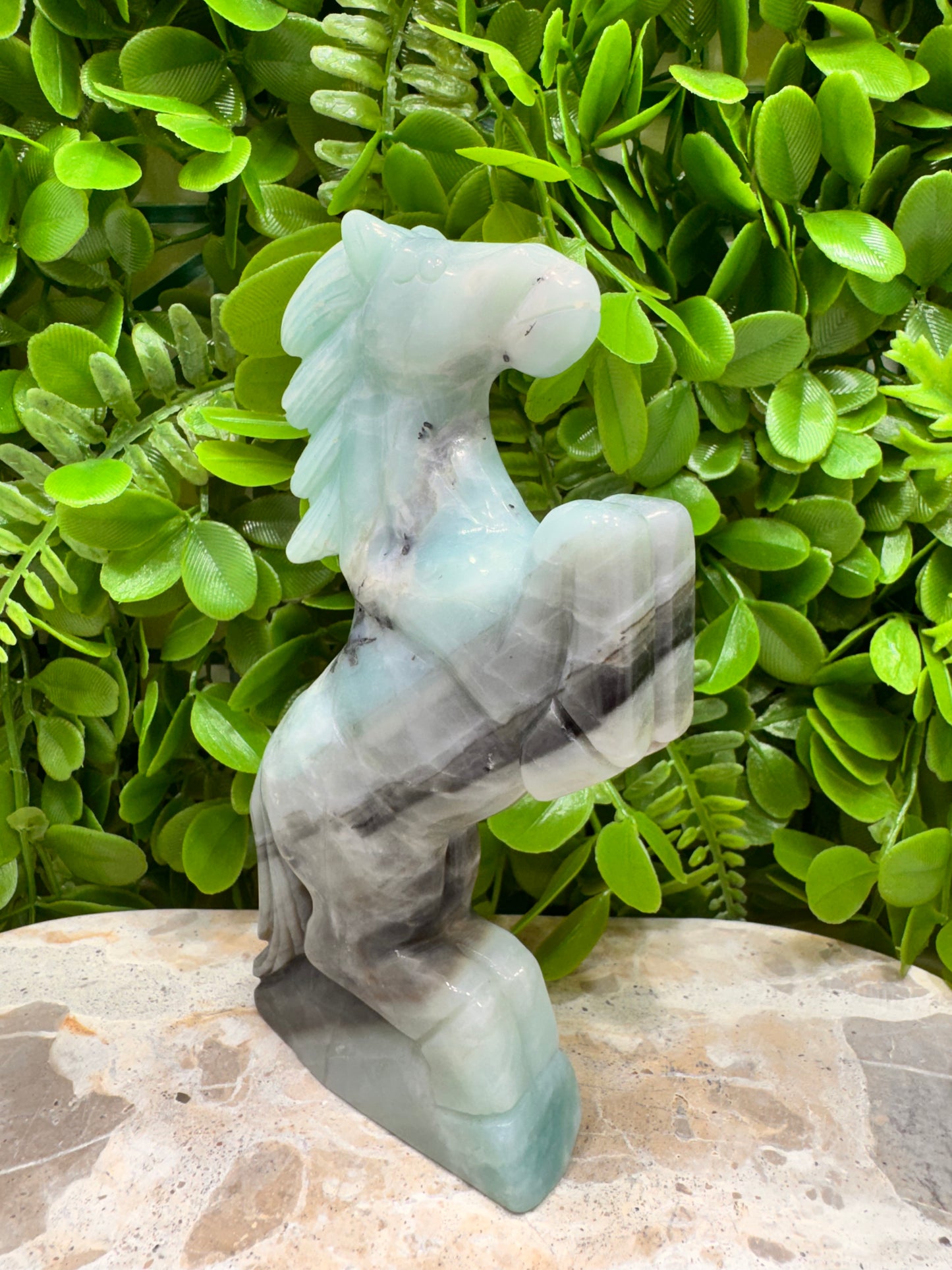 Skye Blue Opal Horse 384g