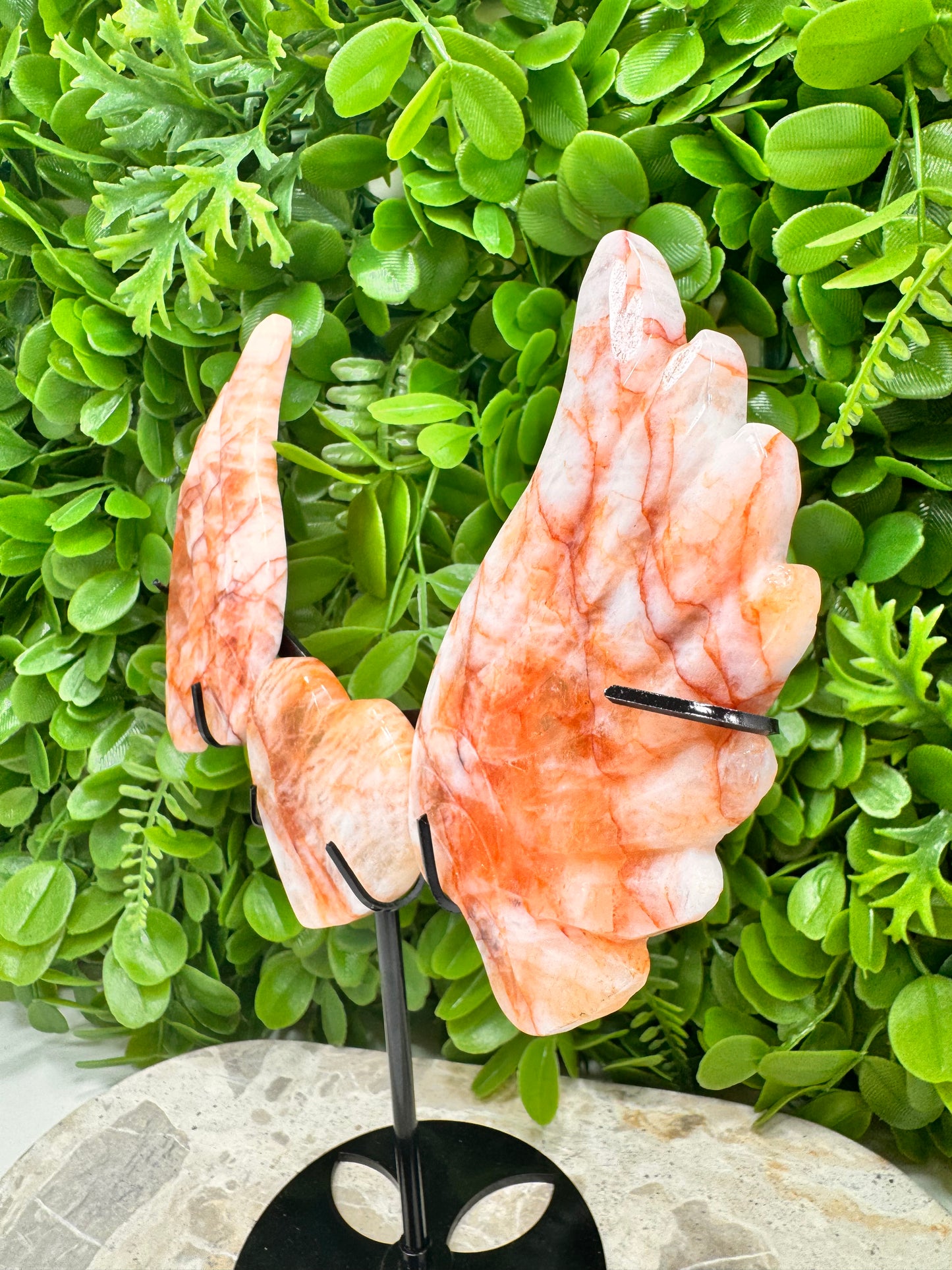 Fire Quartz Heart Wings 430g