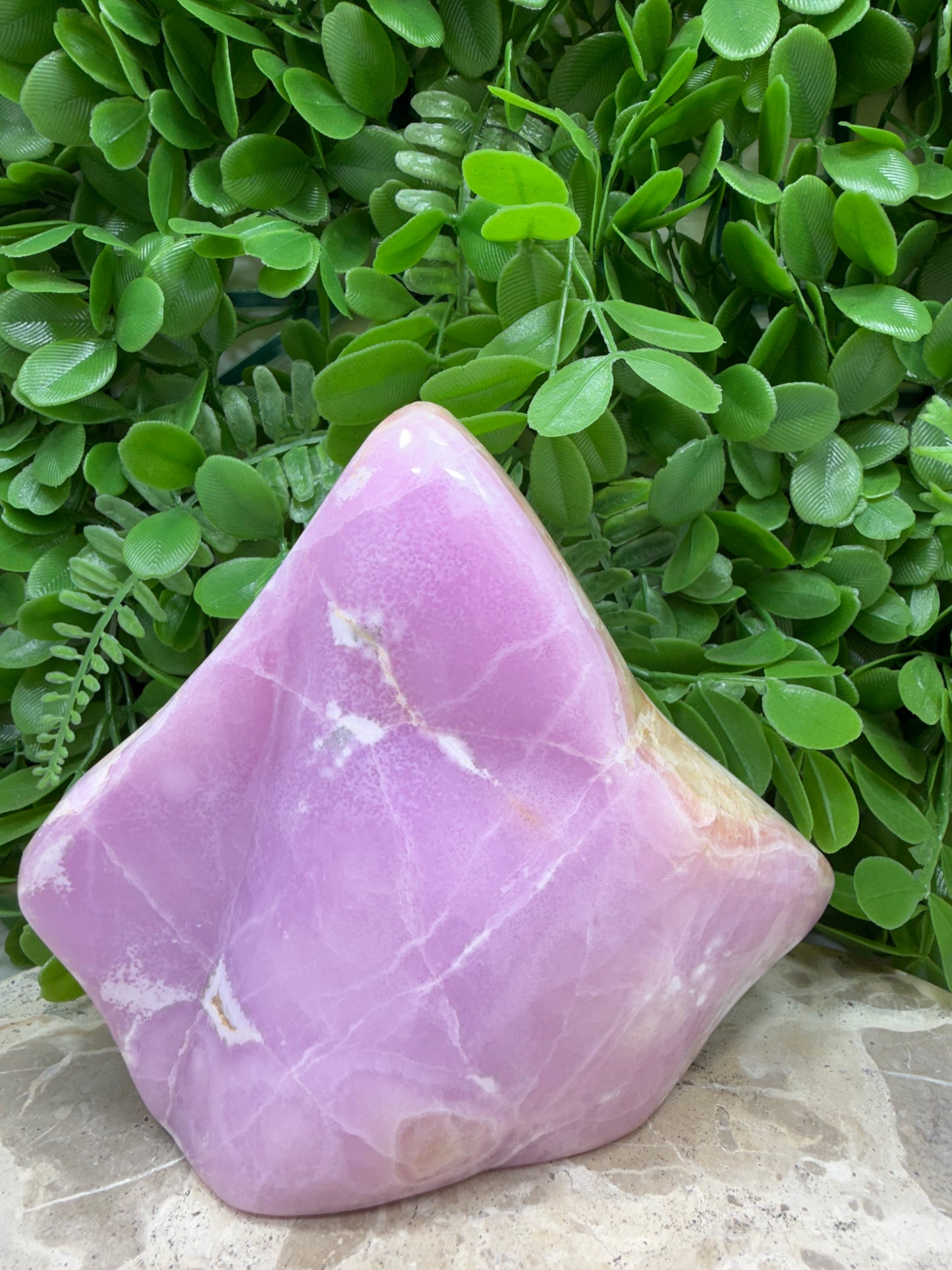 Pink Aragonite Freeform 1738g