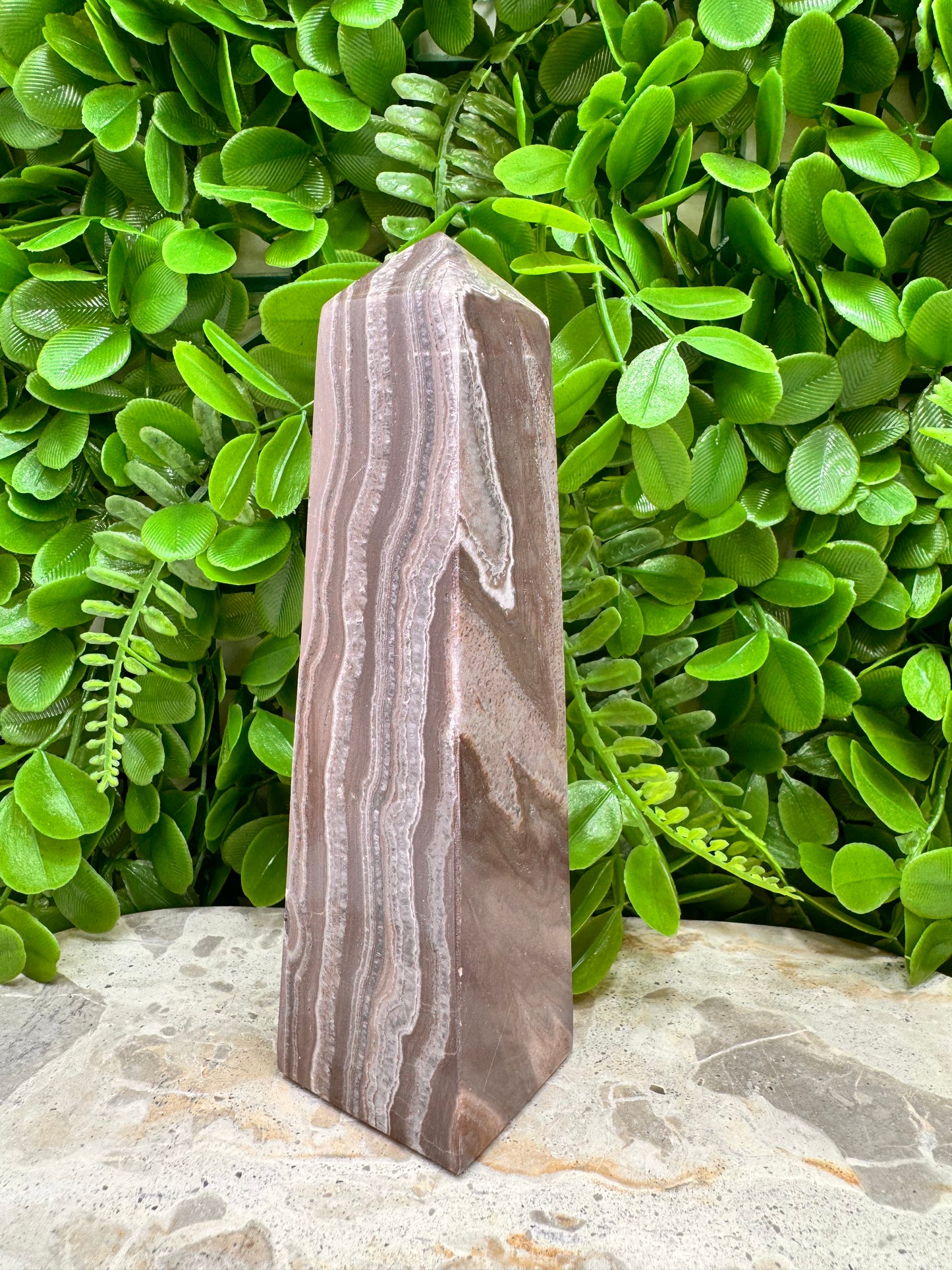 Chocolate Aragonite Tower 616g