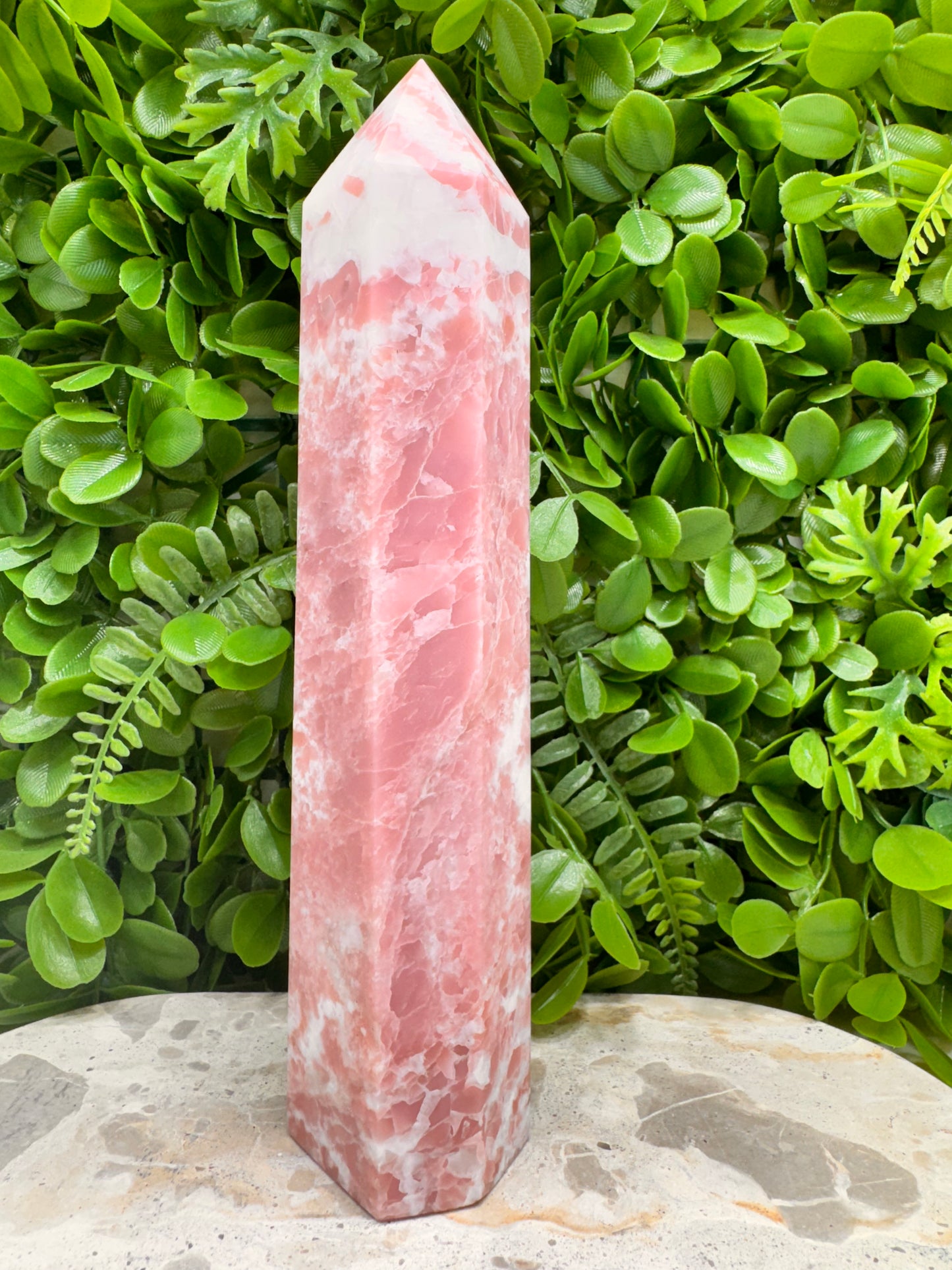Pink Opal Tower 940g