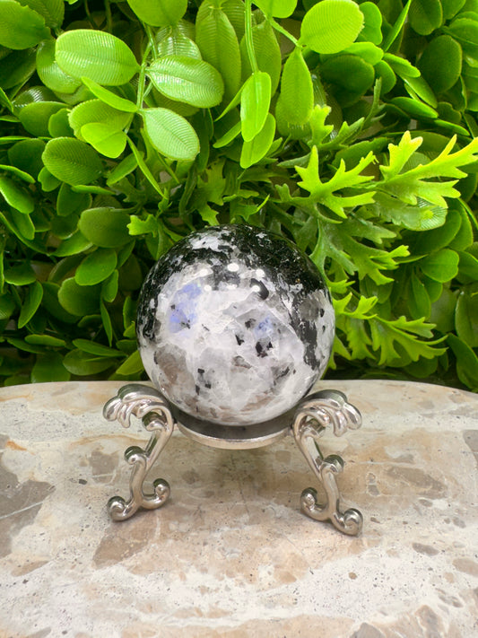 Rainbow Moonstone Sphere 256g