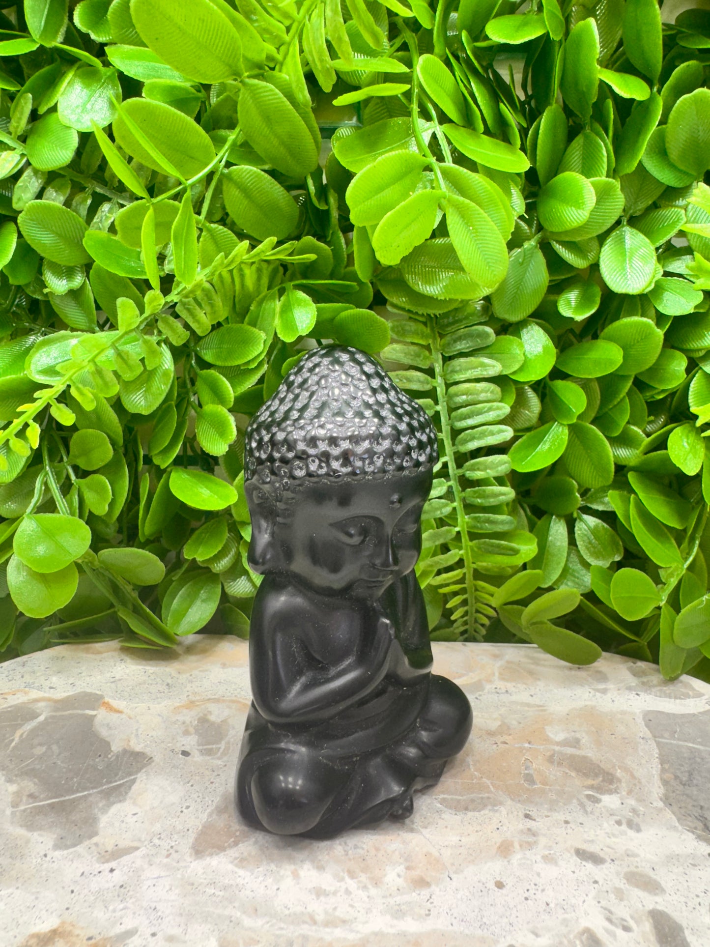 Black Obsidian Buddha 350g