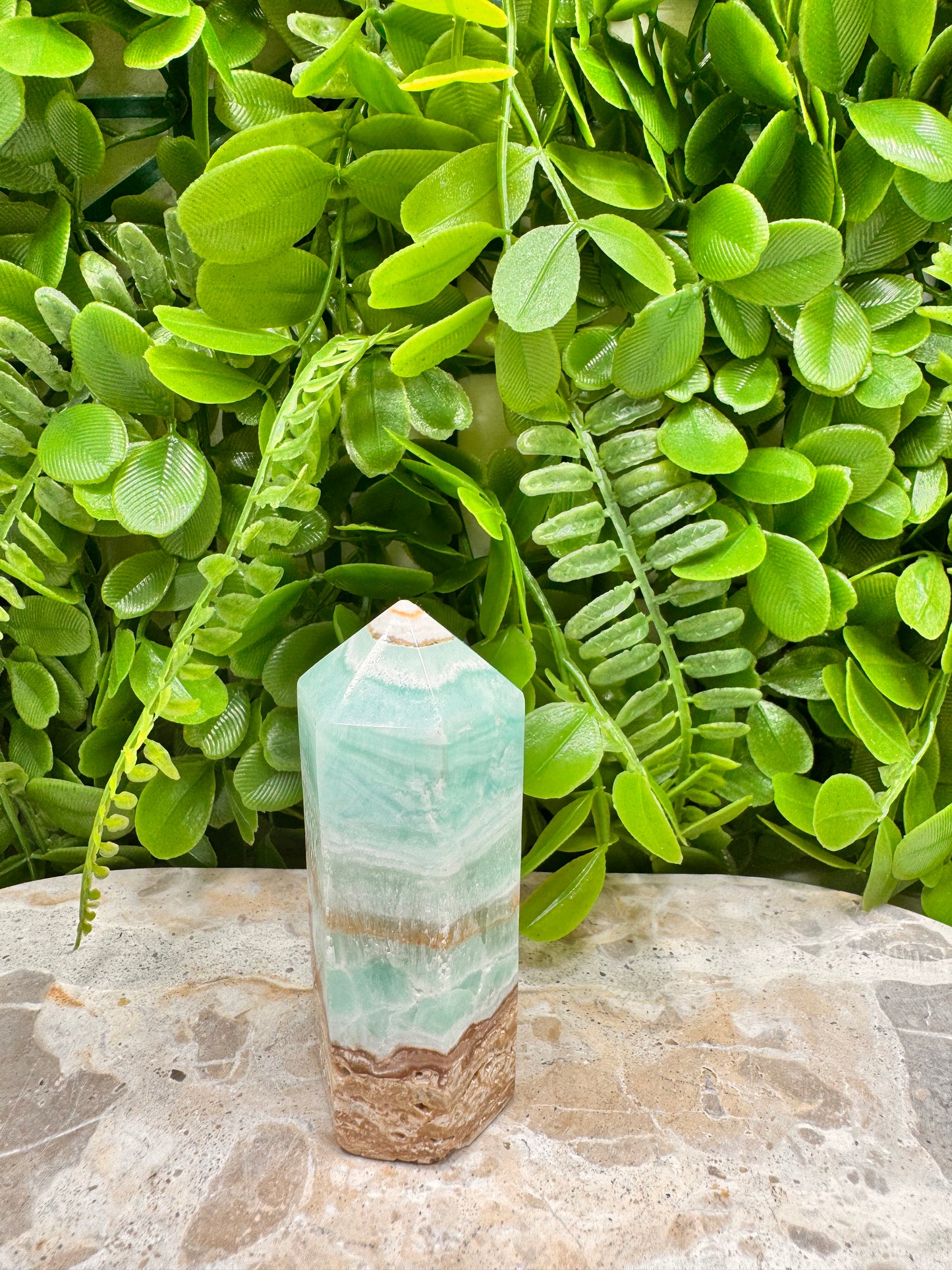 Caribbean Calcite Point 166g