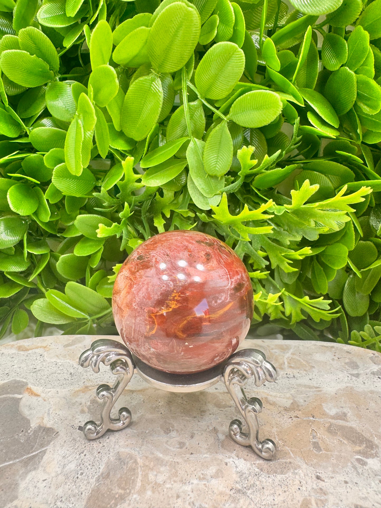 Petrified Wood Sphere 196g