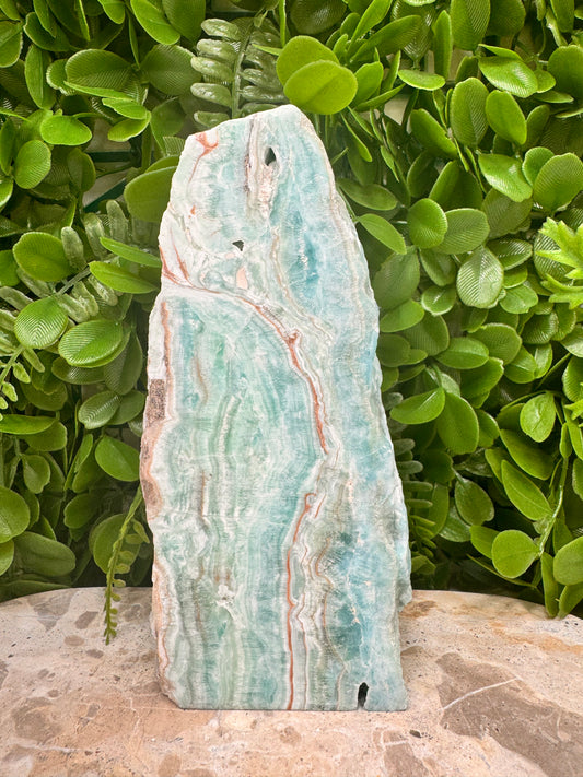 Blue Aragonite Slab 392g