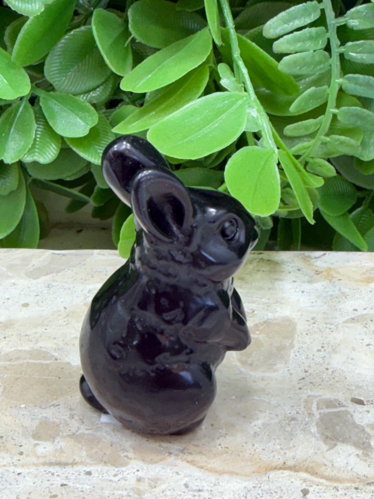 Obsidian Rabbit 60g | Protection • Grounding • Strength