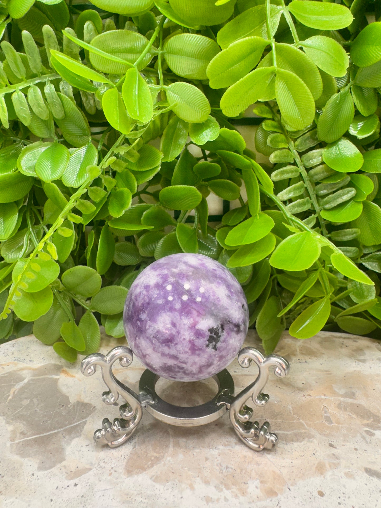 Lepidolite Sphere 152g