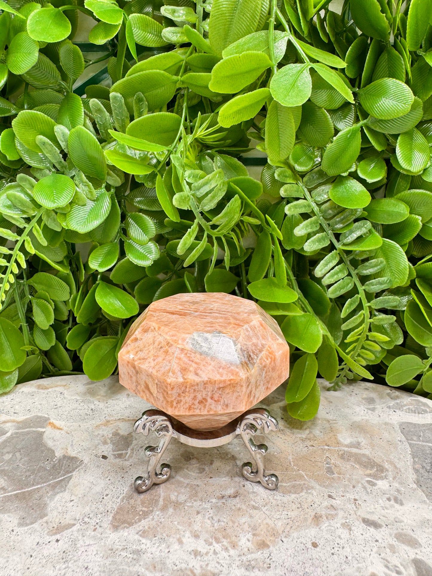 Peach Moonstone Diamond 214g