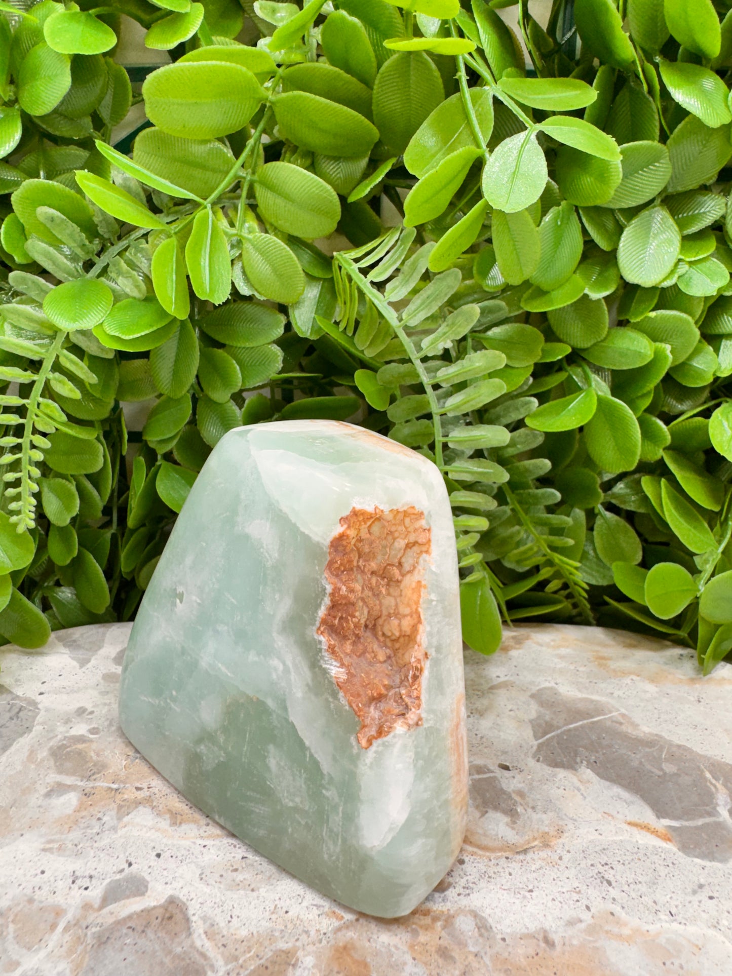 Aqua Caribbean Calcite Freeform 592g