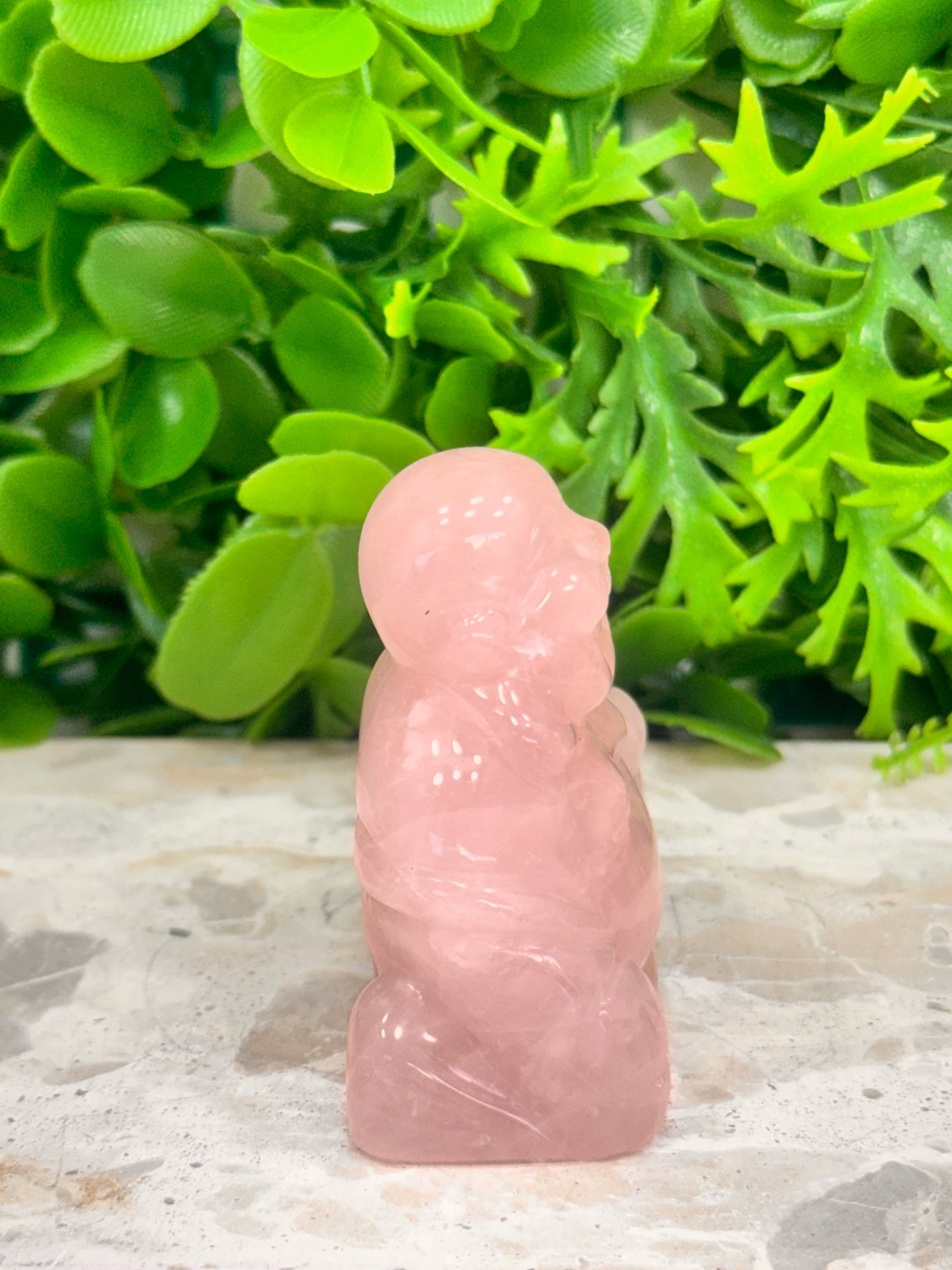 Rose Quartz Buddha 186g