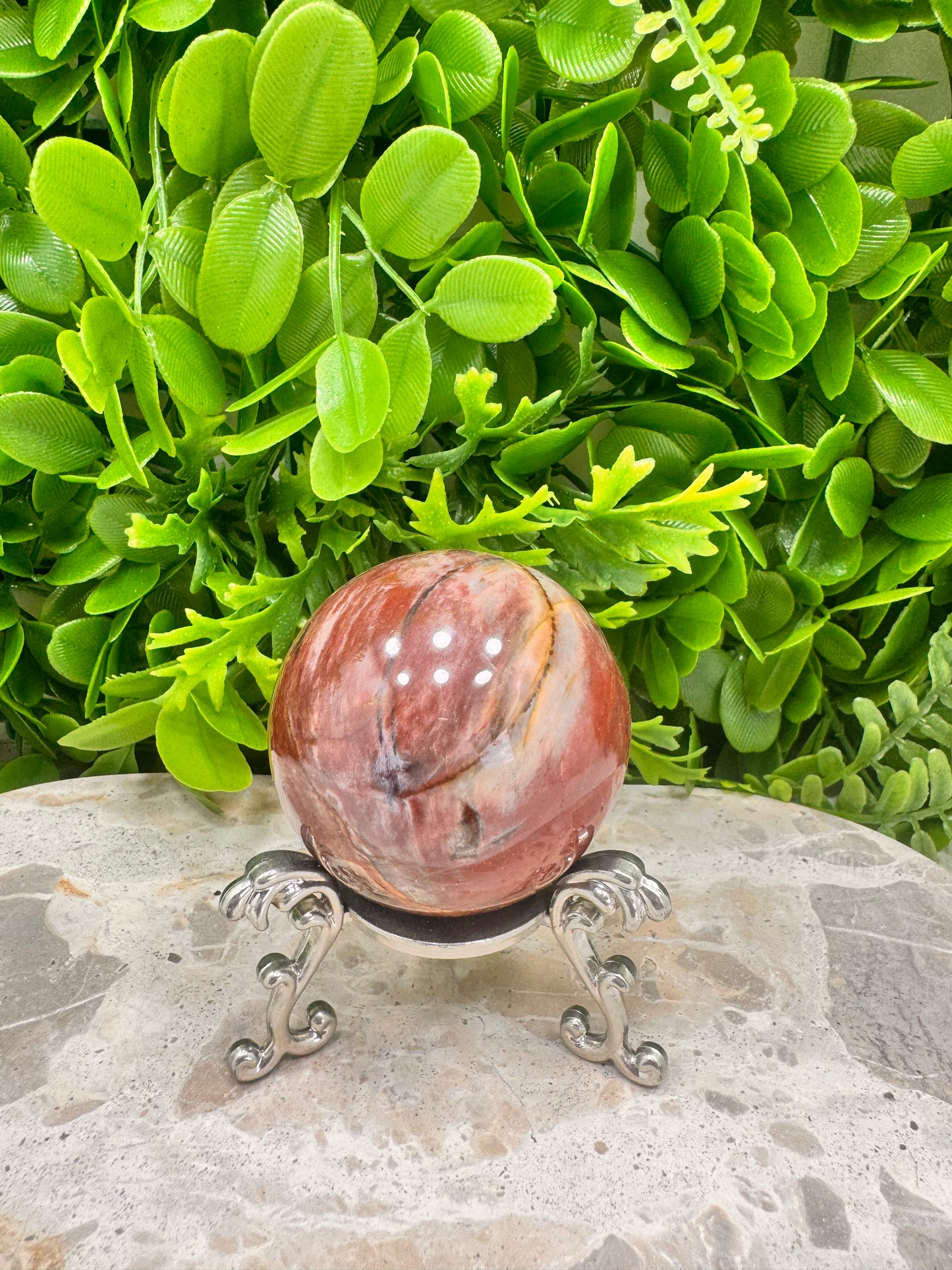 Petrified Wood Sphere 266g
