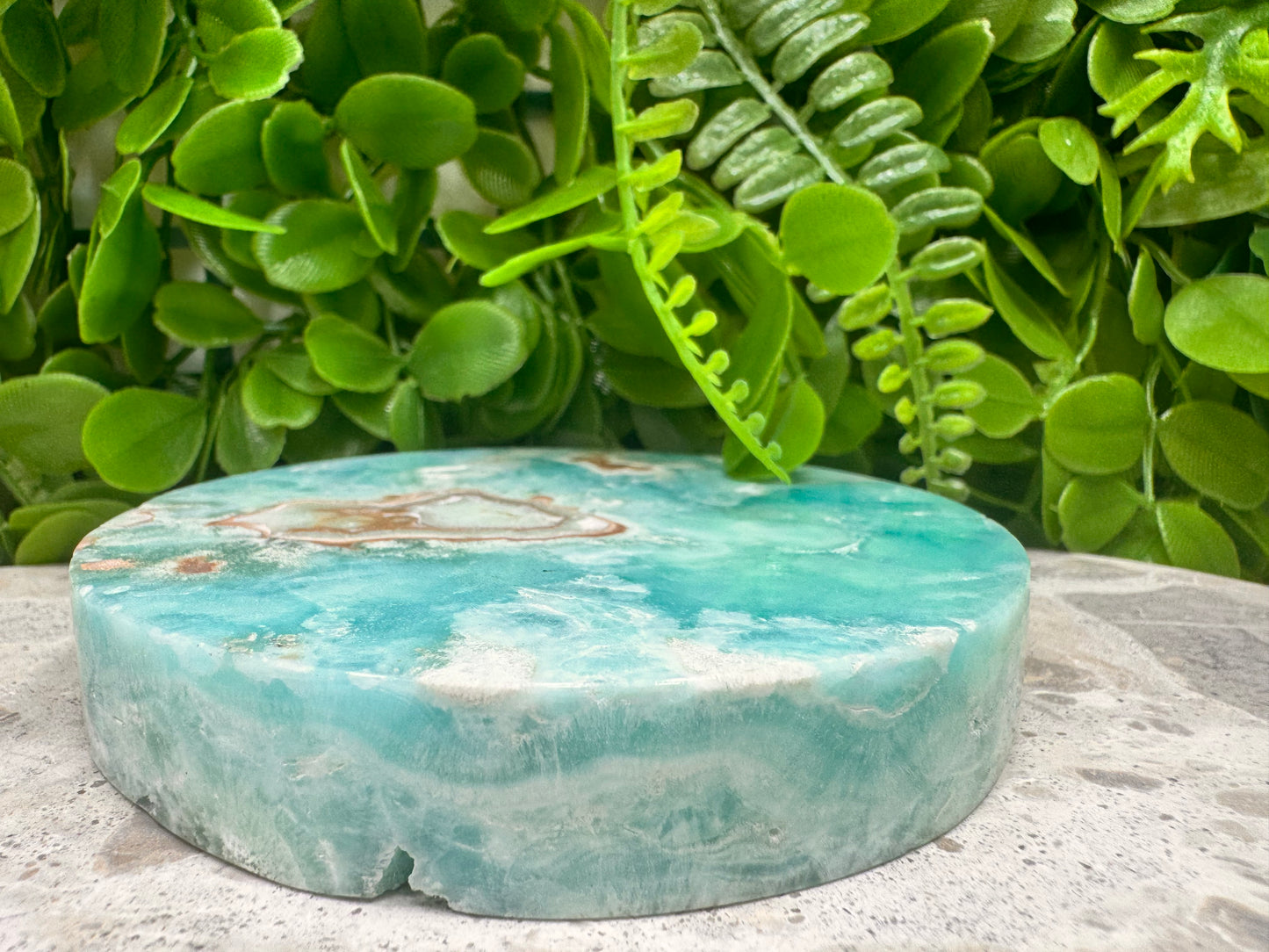 Aragonite/Smithsonite Disc 438g