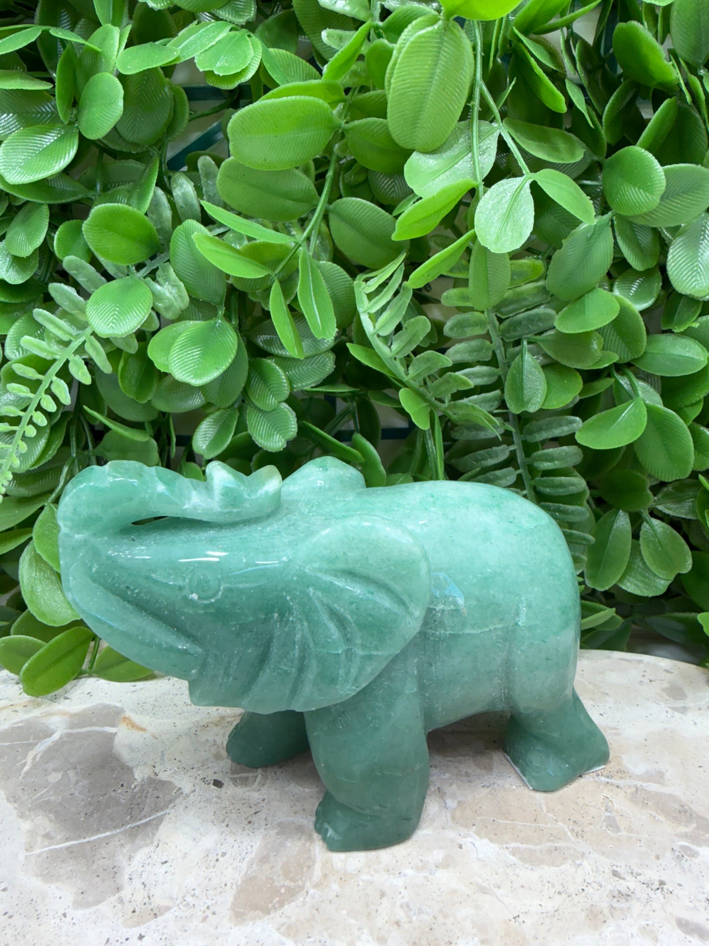 Green Aventurine Elephant 520g