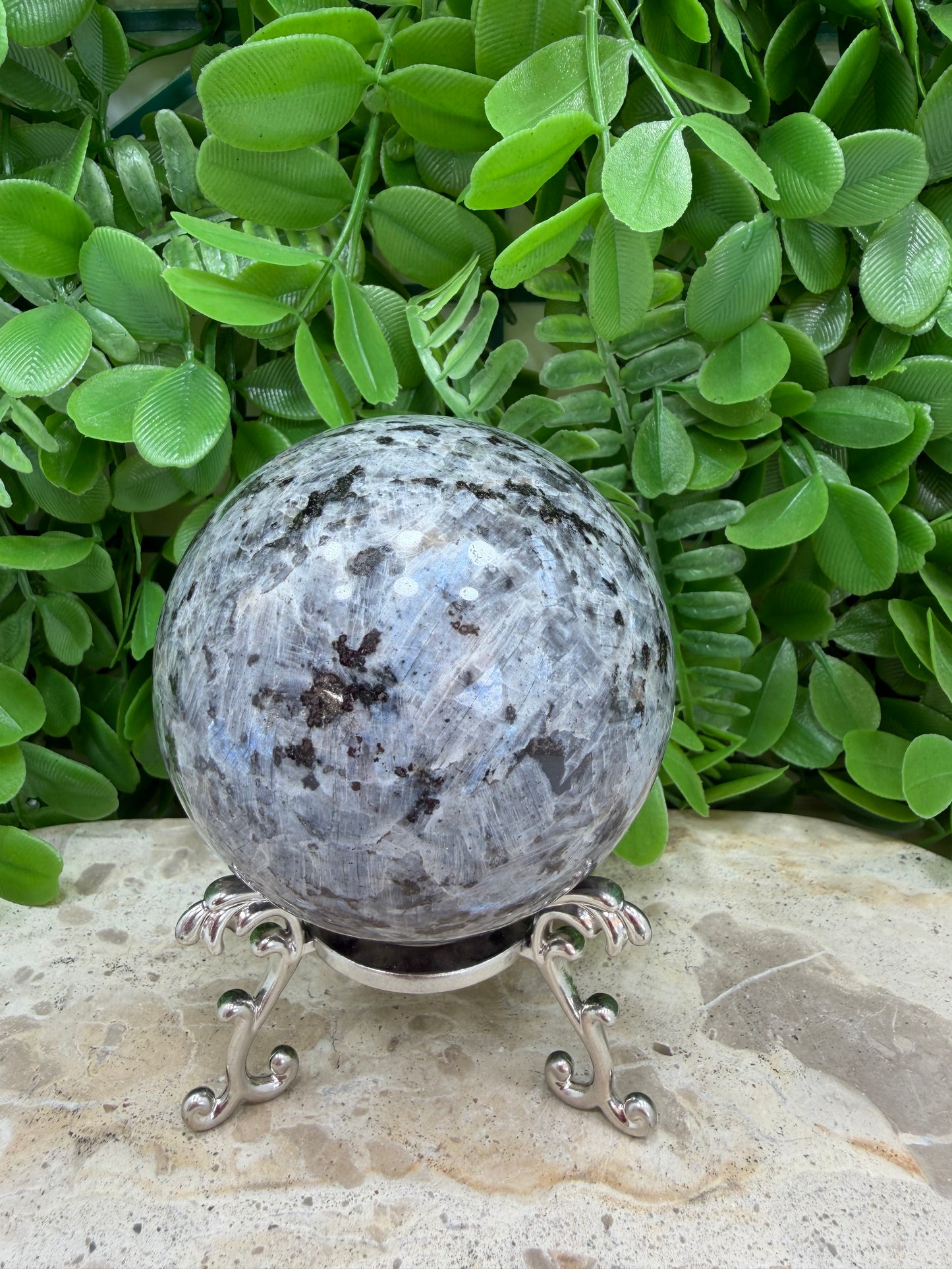 Larvikite Sphere 590g