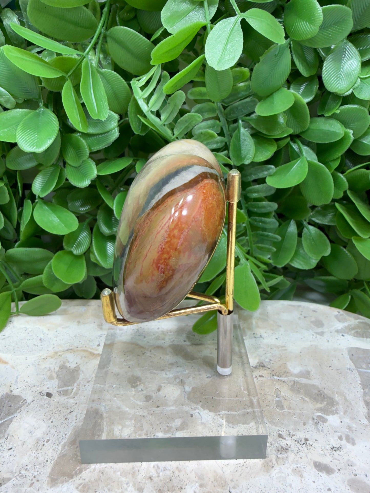 Polychrome Jasper Heart 206g