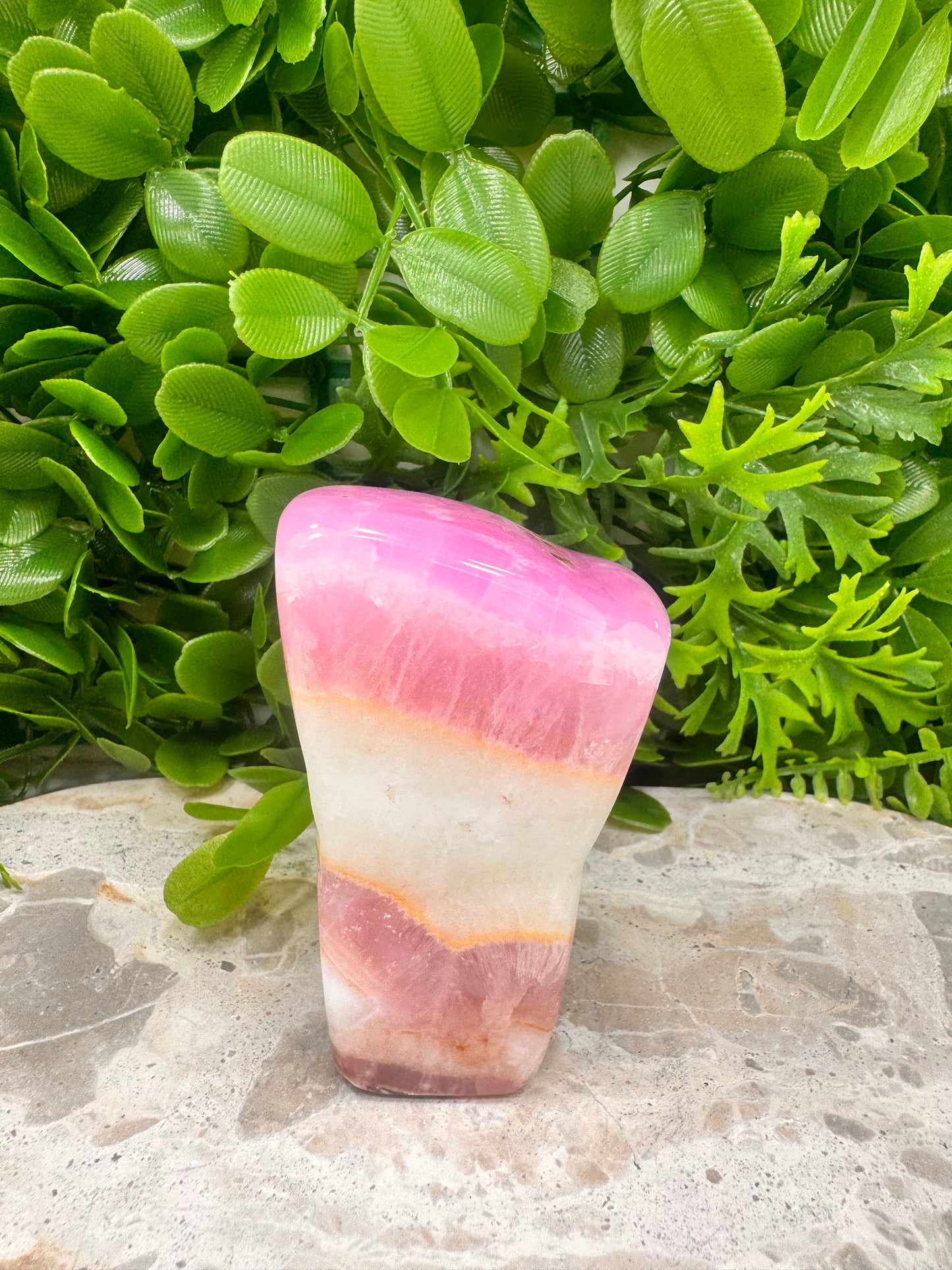 Pink Aragonite Freeform 308g