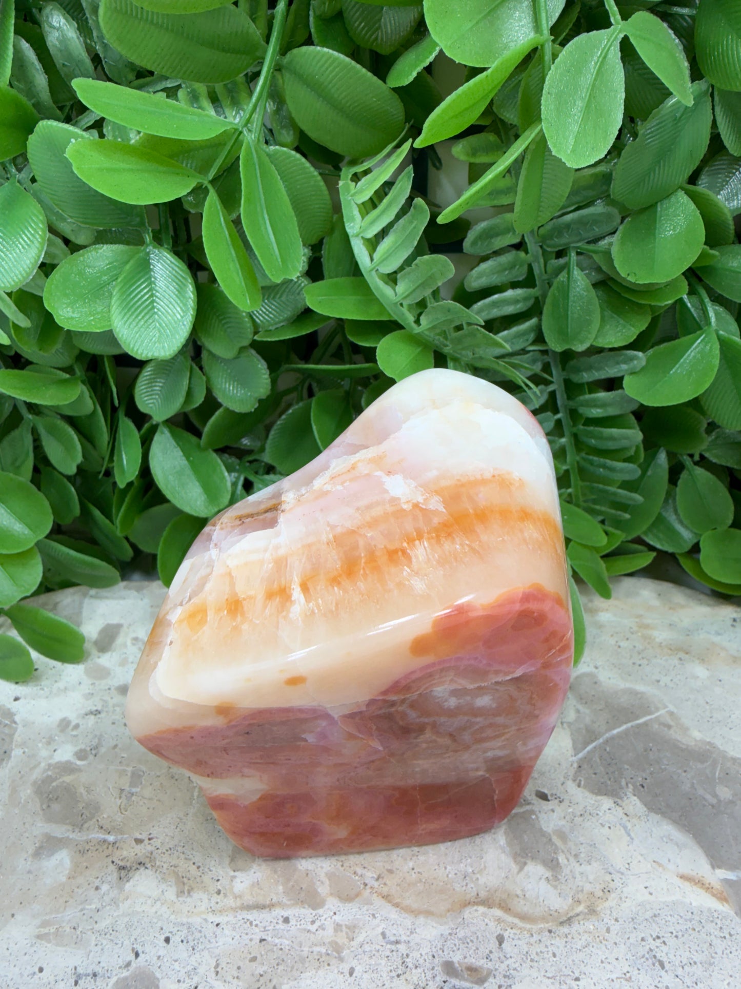 Pink Aragonite Freeform 492g