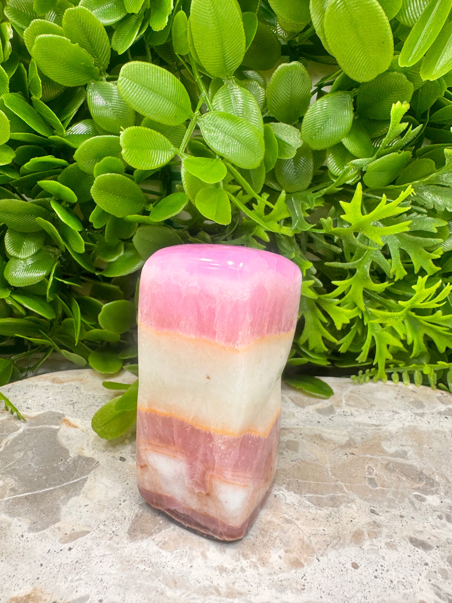 Pink Aragonite Freeform 308g